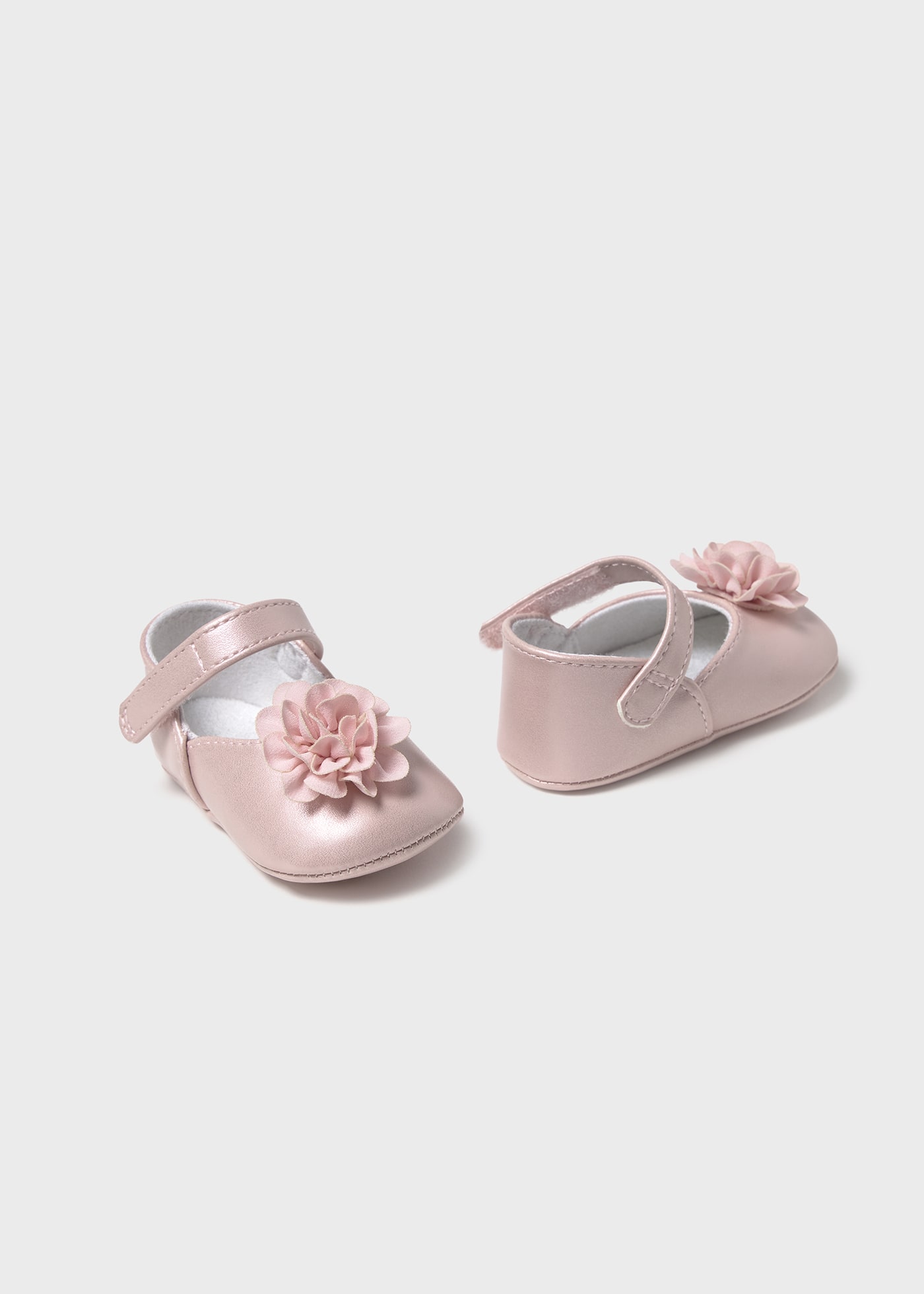 Newborn girl flower Mary Janes