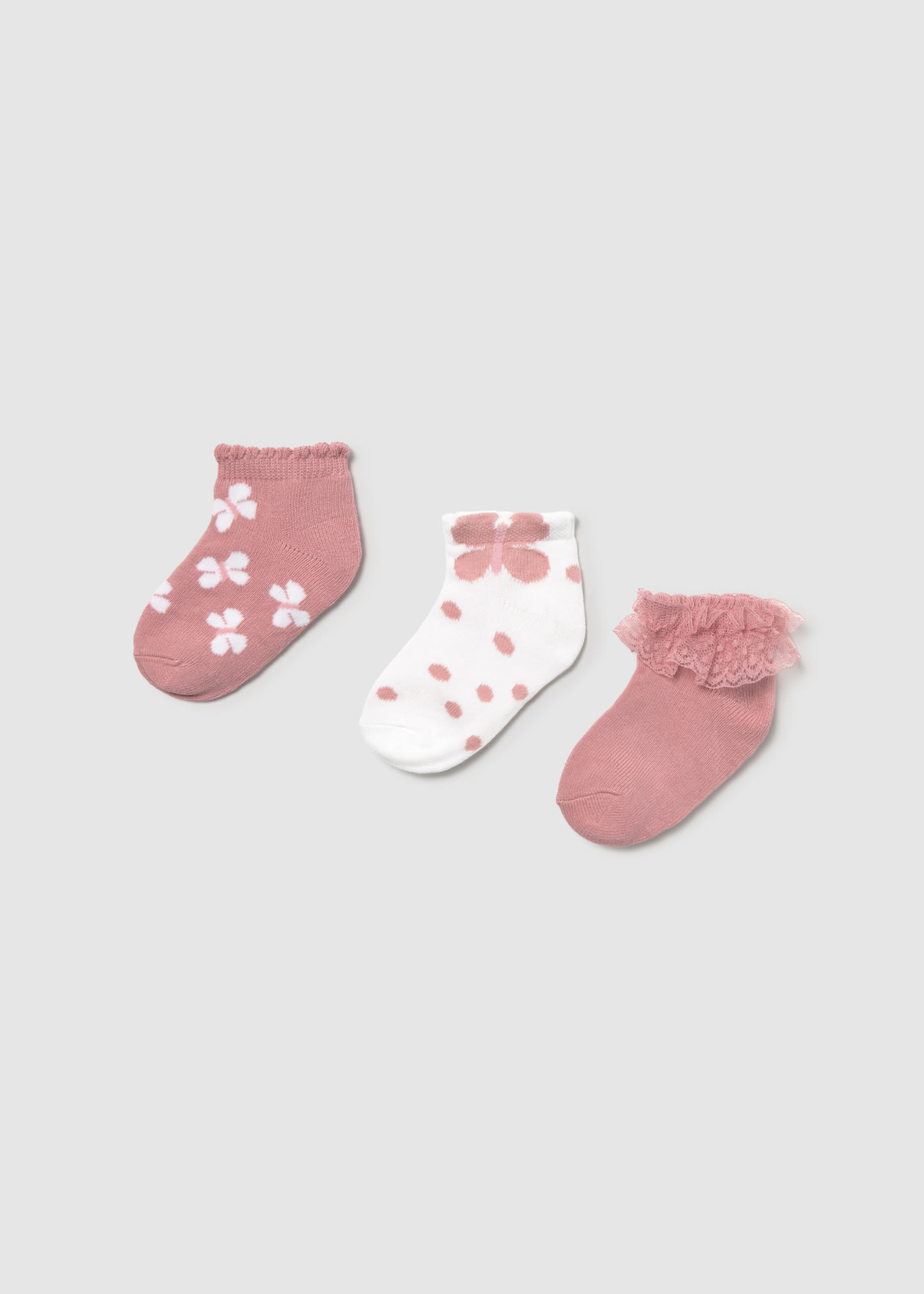 Set 3 chaussettes dessins bébé