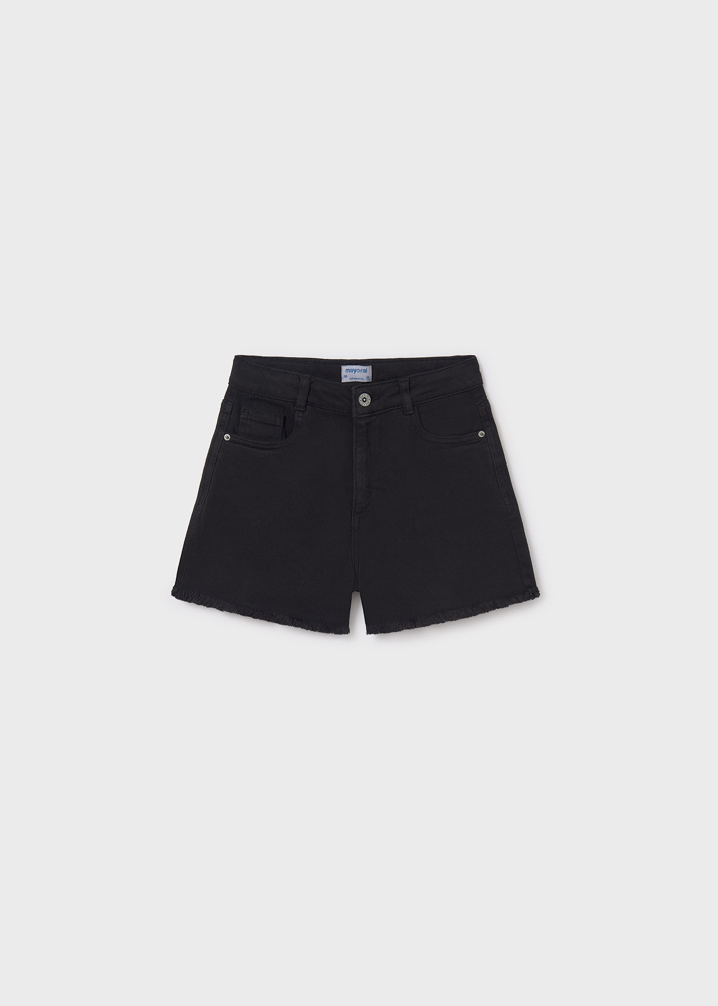 Short basique en sergé fille