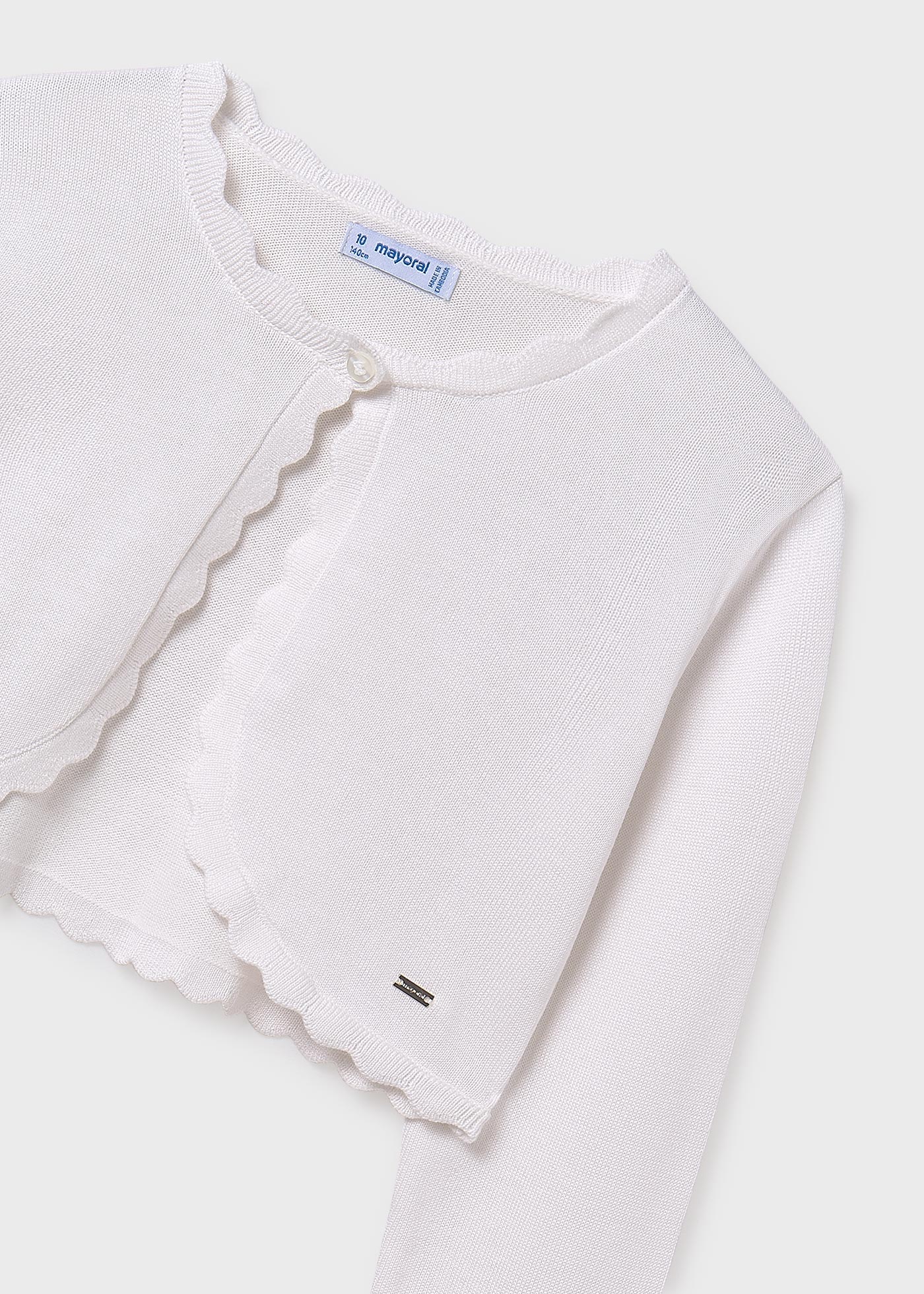 Cardigan in maglia basico ragazza