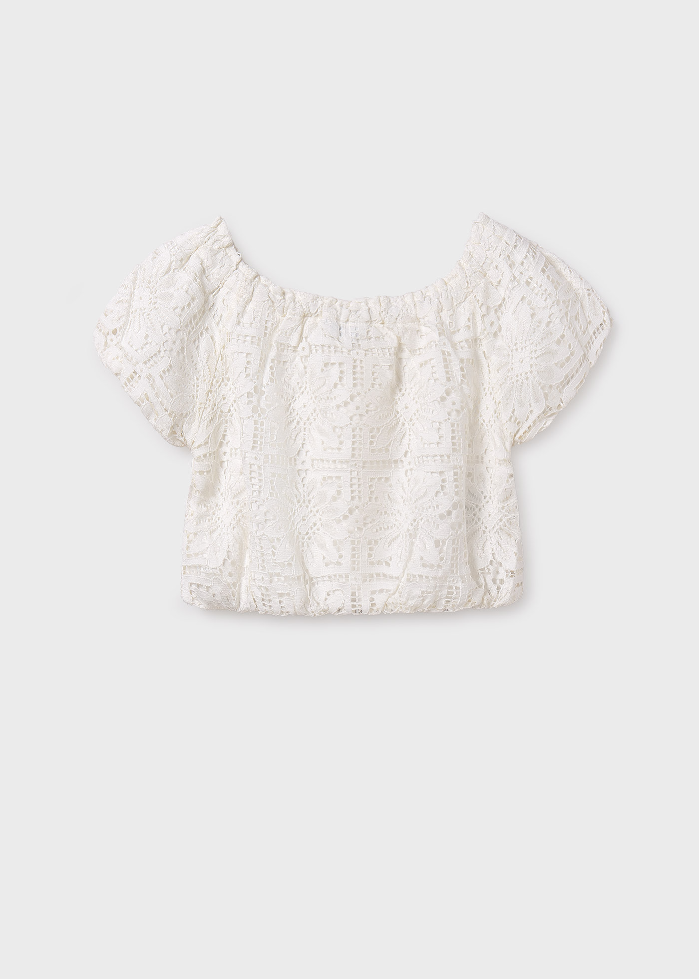 Top pizzo ragazza