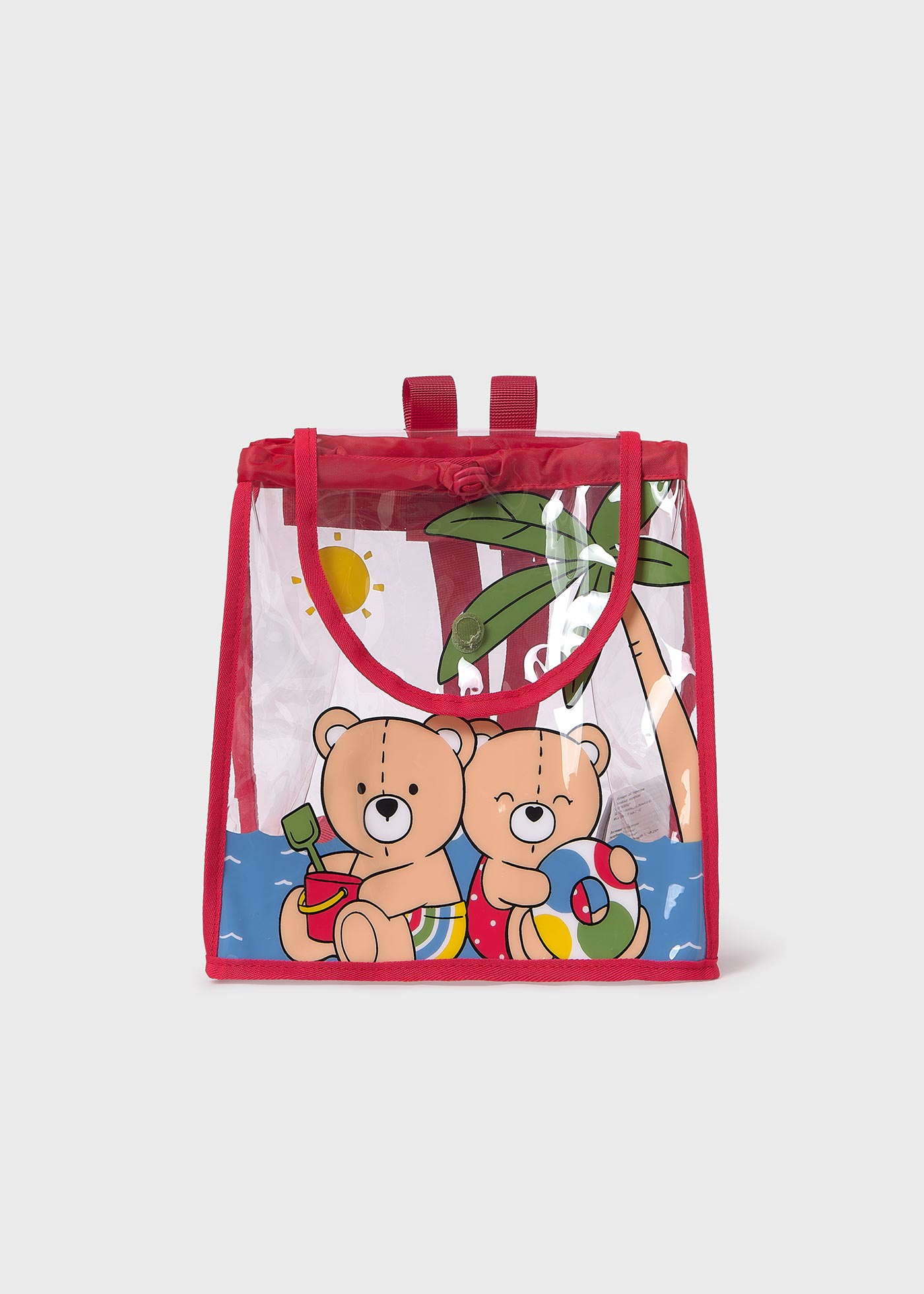 Rucsac plaja transparent bebe