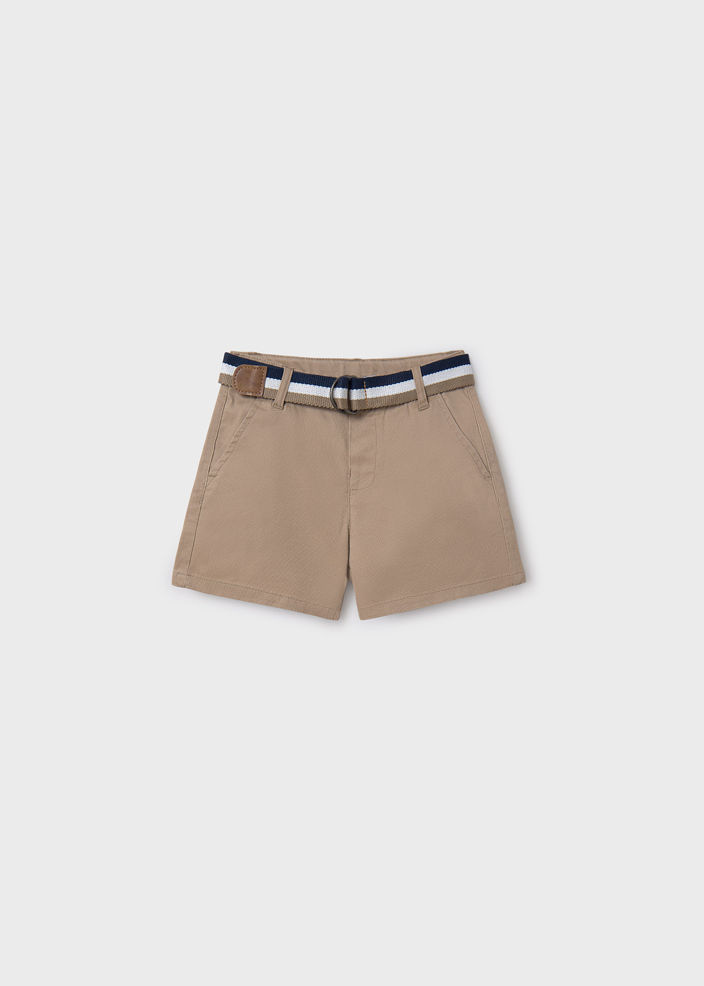 Boy pique shorts with belt