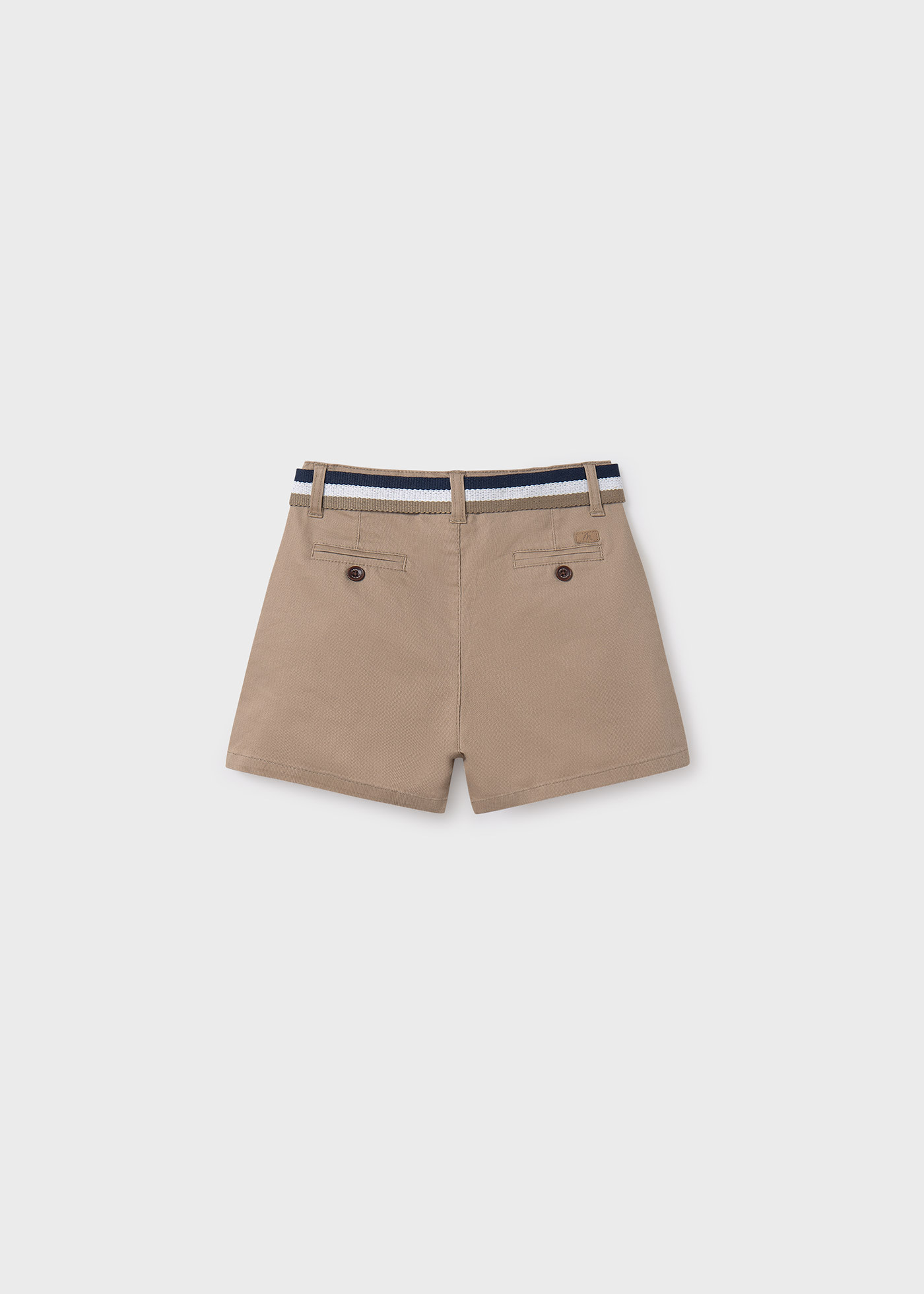 Boy pique shorts with belt