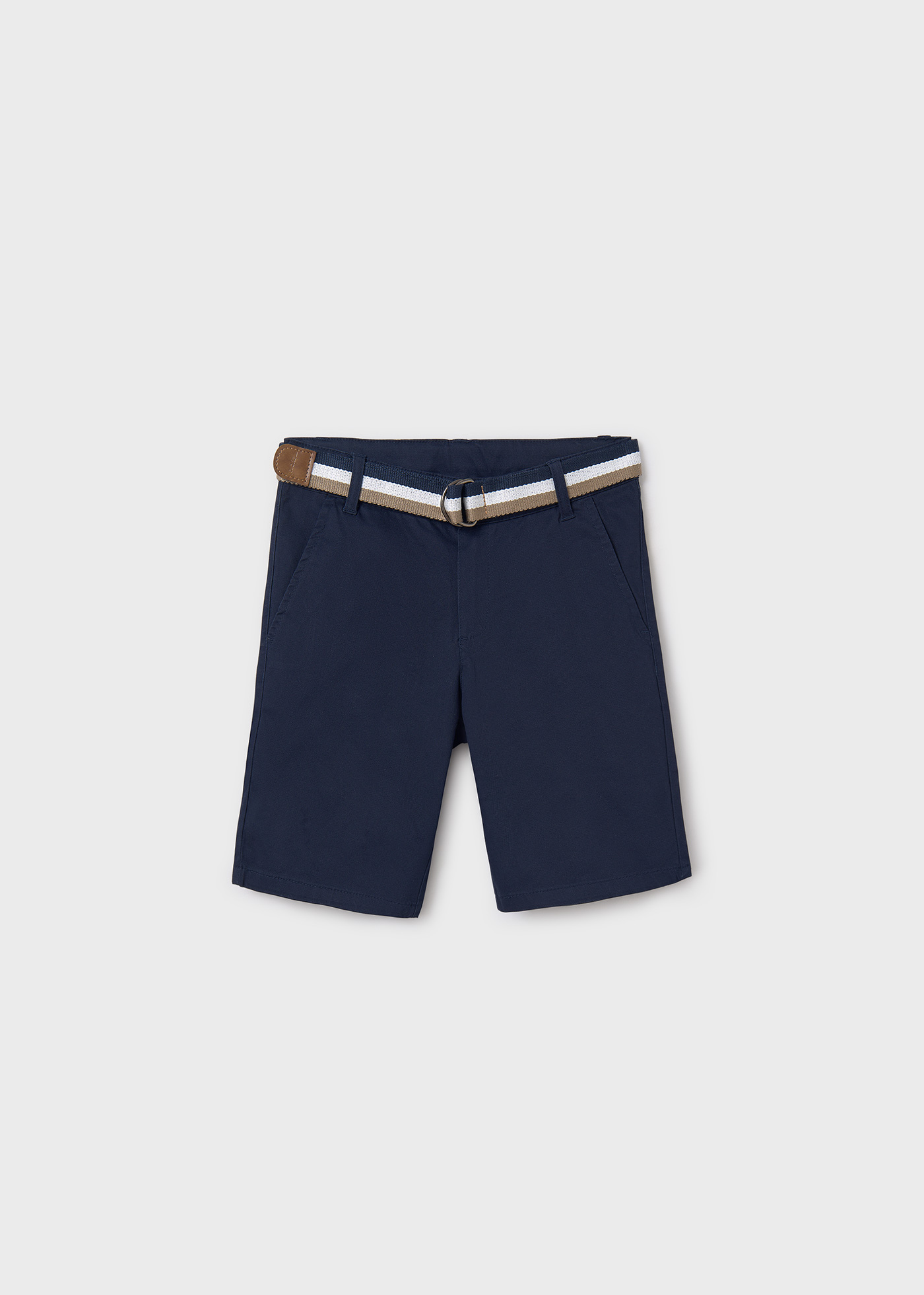 Boy pique shorts with belt