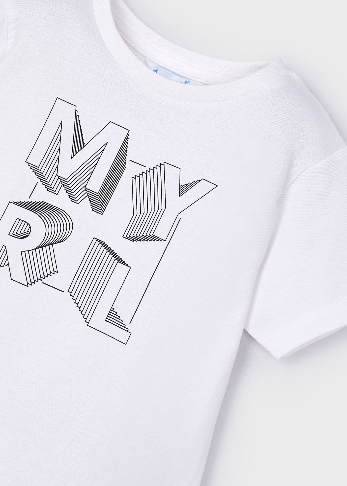Camisola básico letras menino