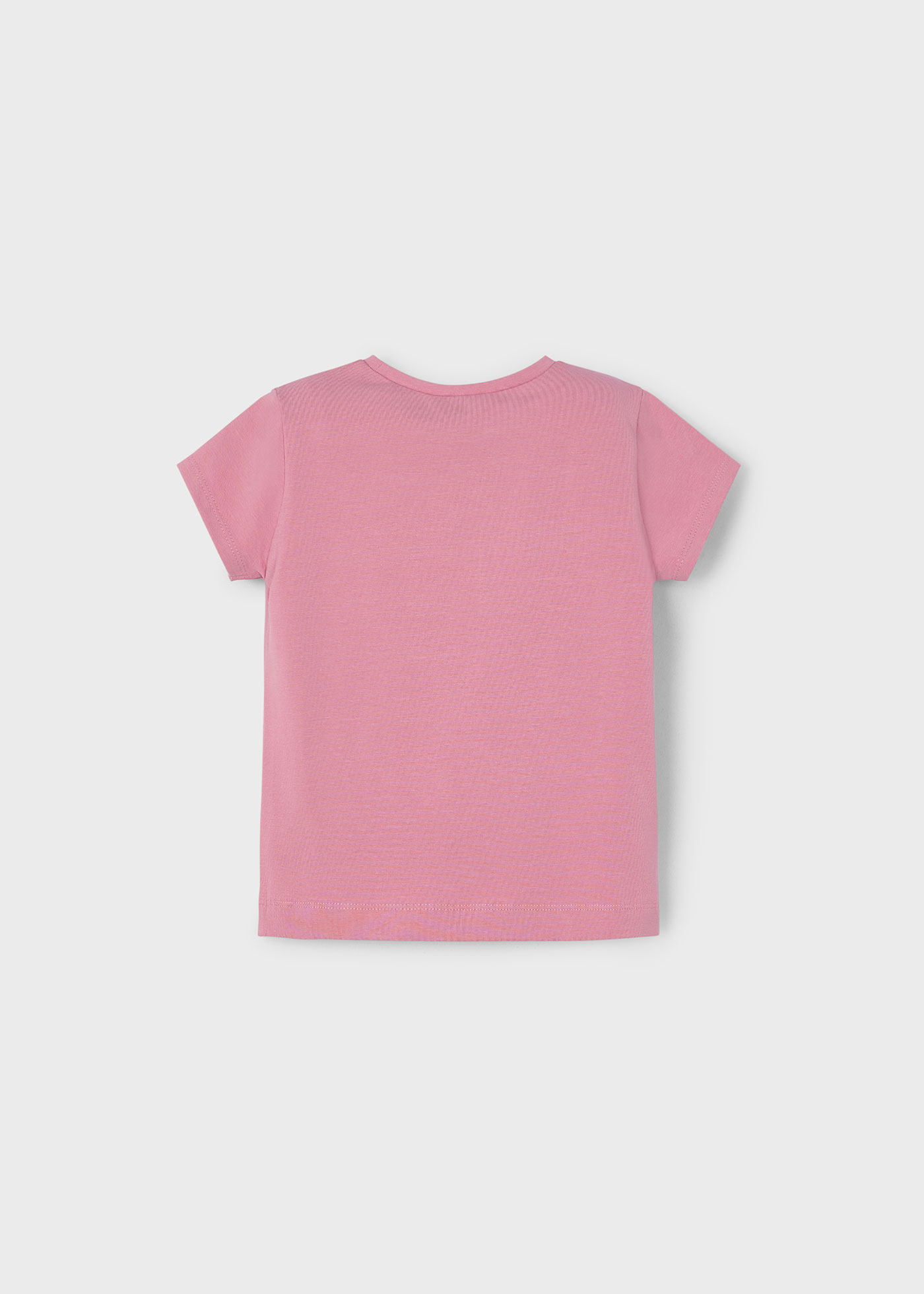 Camiseta básica flores niña