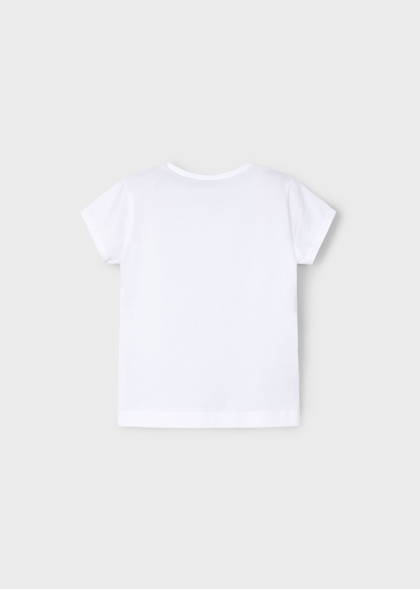 Tricou basic cu flori fata