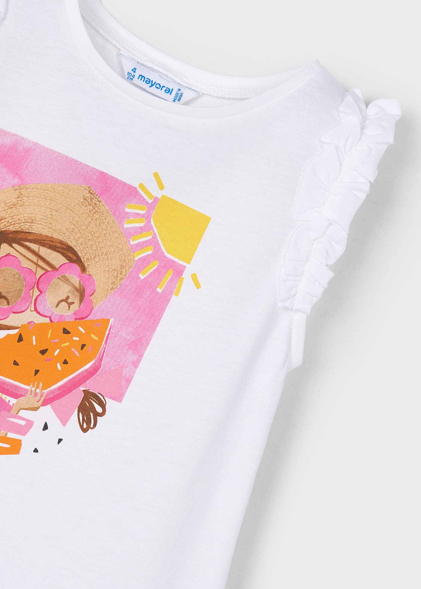T-shirt sem mangas menina