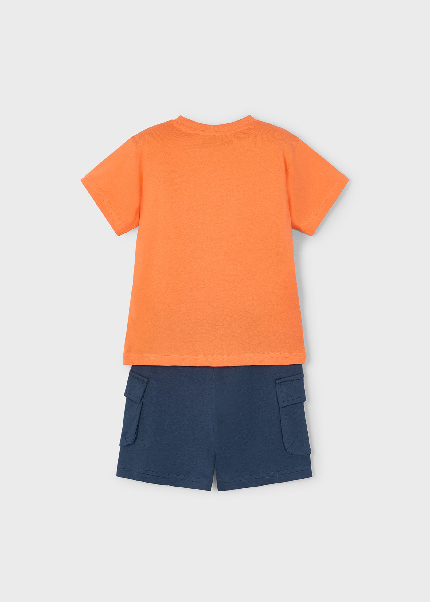 Completo bermuda cargo e maglietta bambino