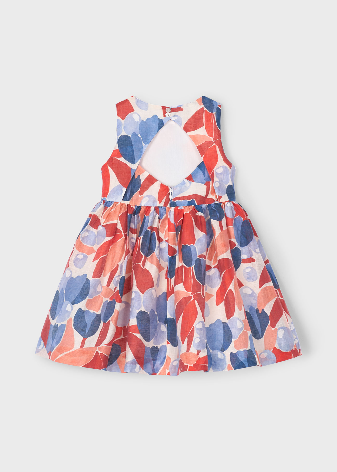 Robe imprimée fleurs fille