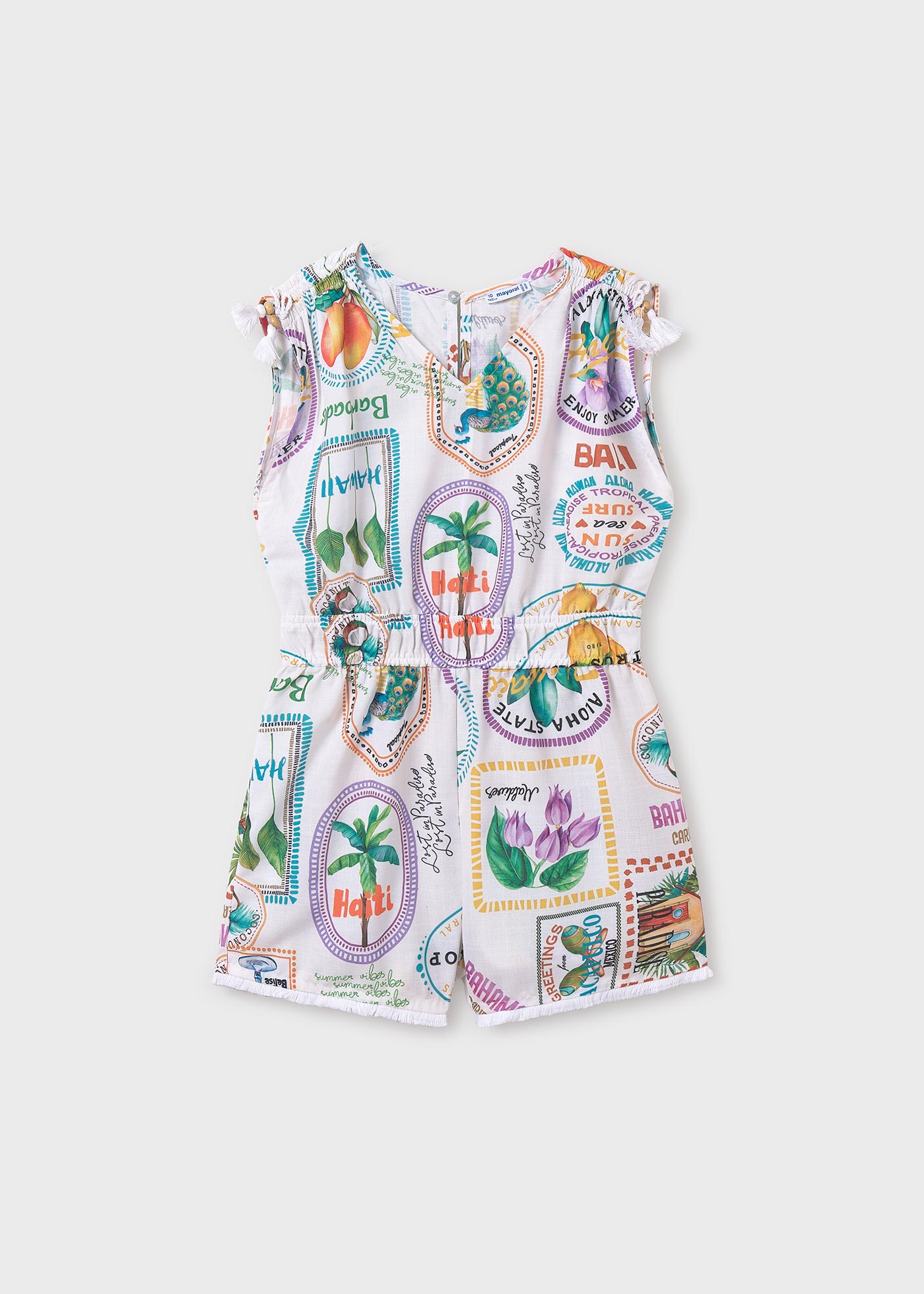 Girl print playsuit