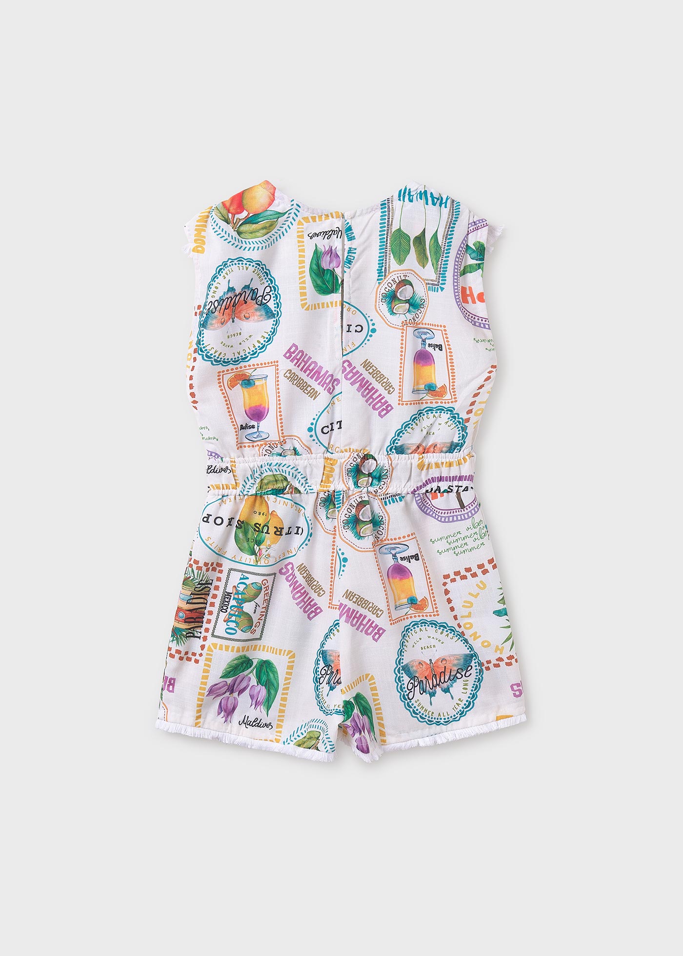 Girl print playsuit