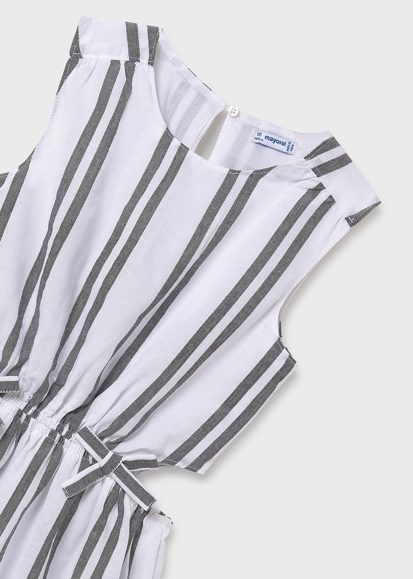 Vestito righe ragazza