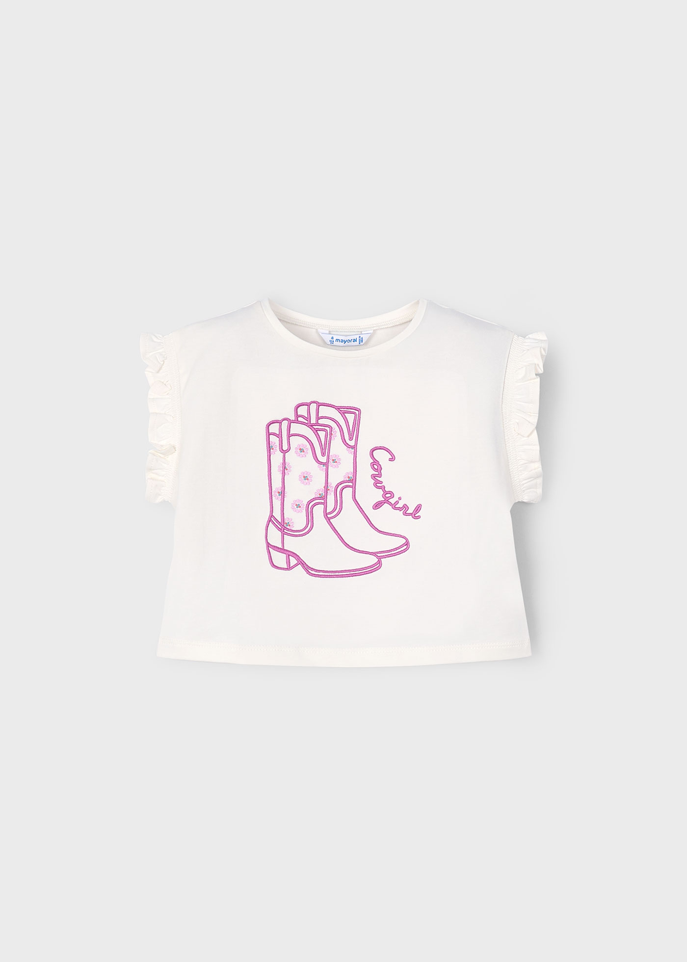 Girl boot print top