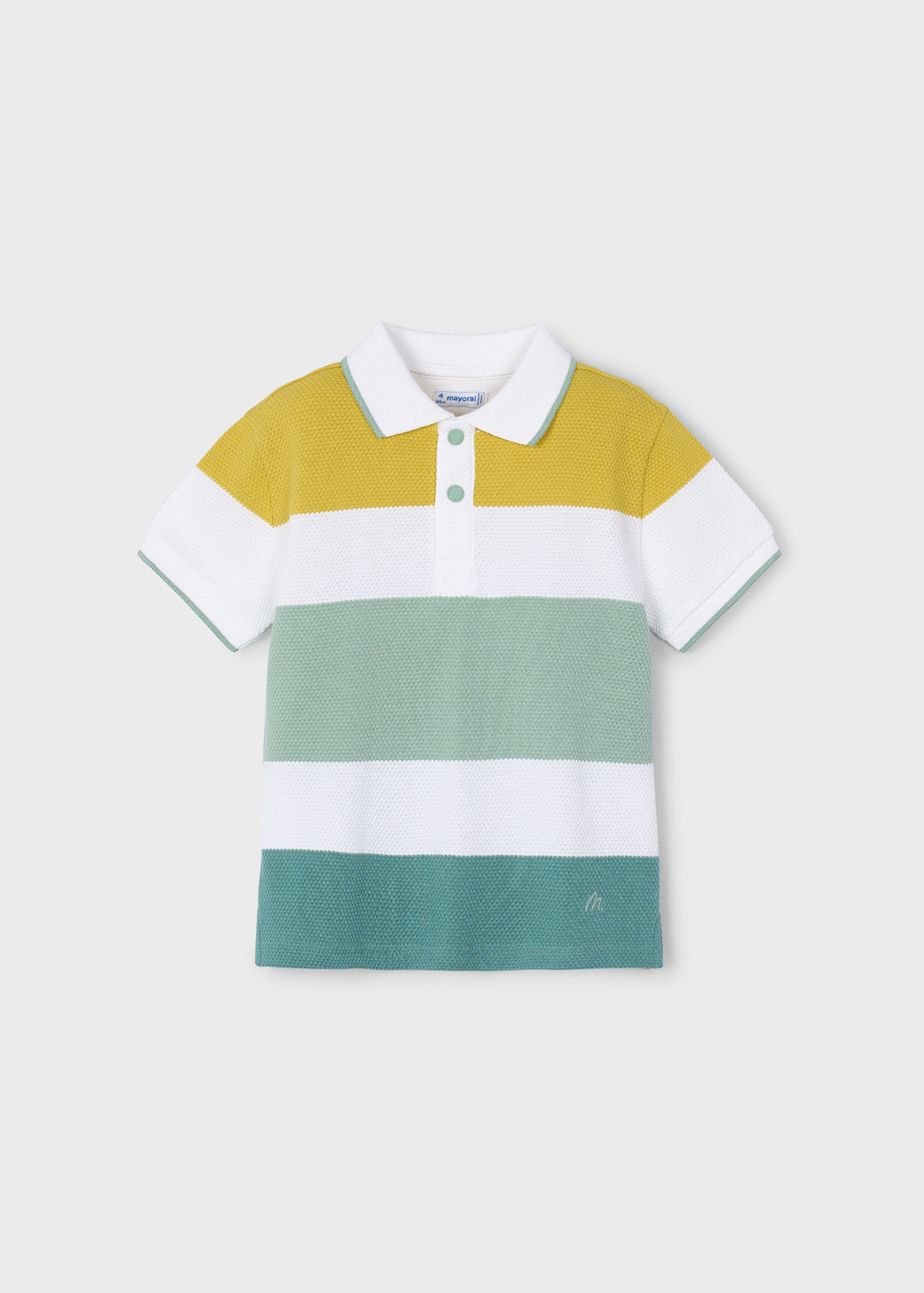 Polo piqué bandas niño
