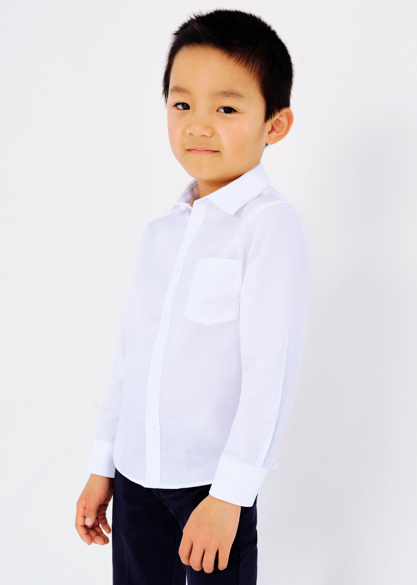 Boy Long Sleeve Button-Up Shirt