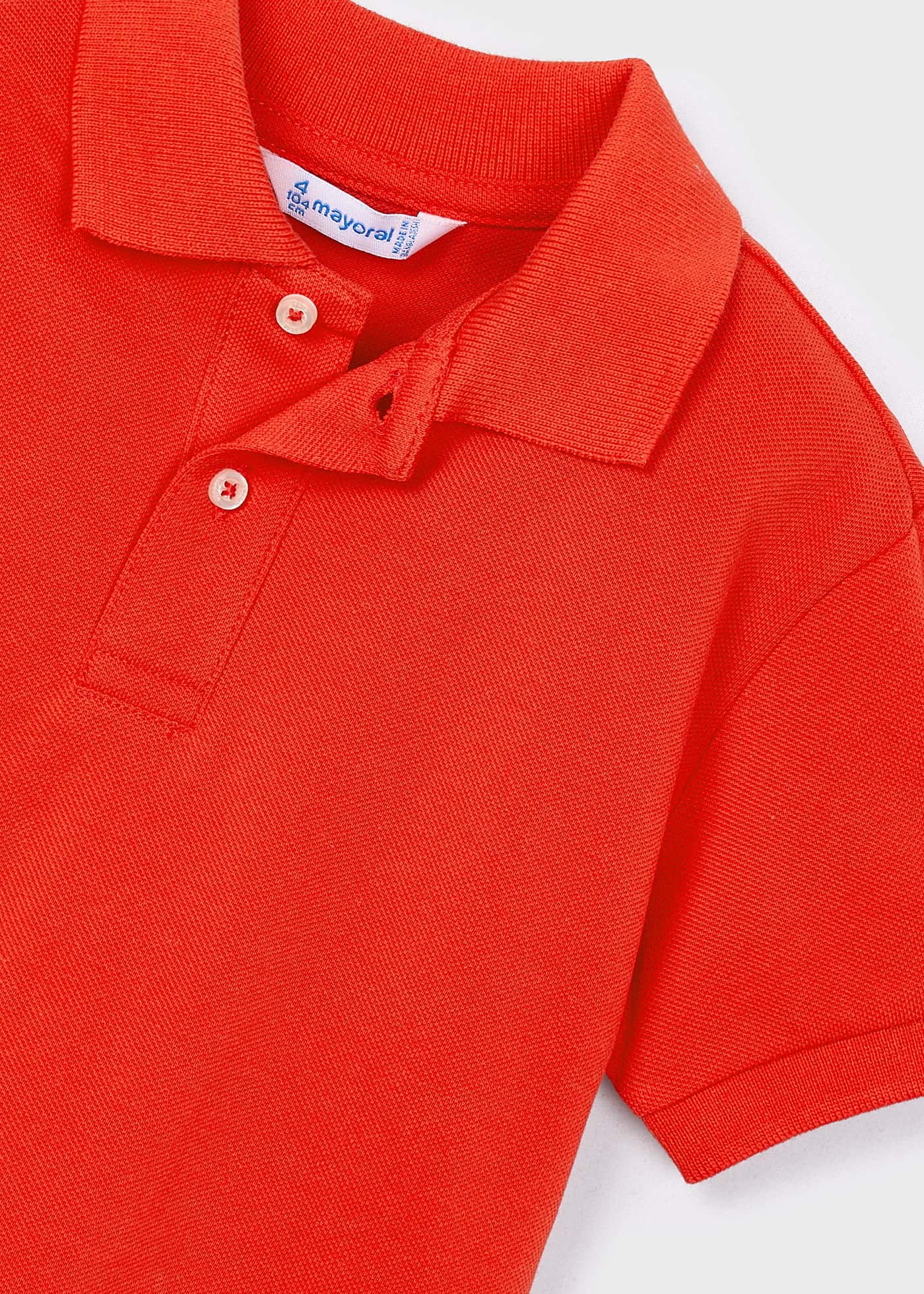 Boy basic polo shirt