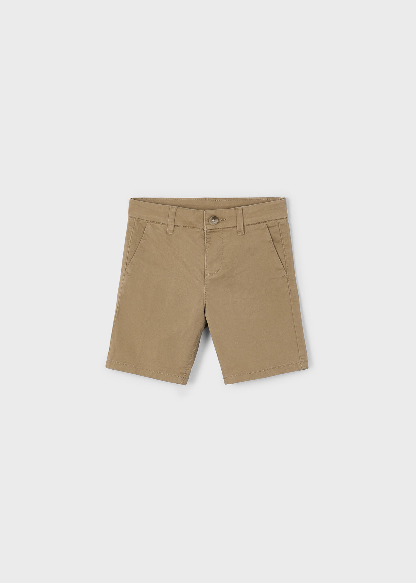 Bermudy chino z serży basic dla chłopca
