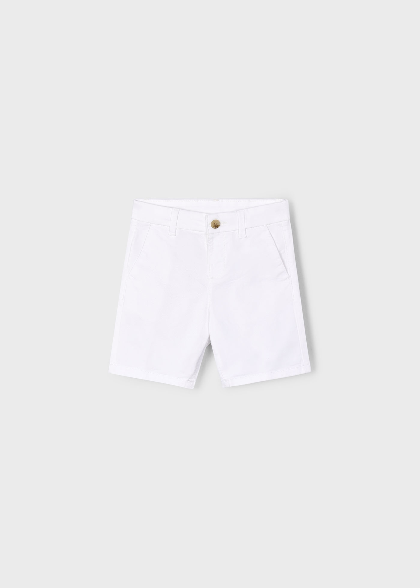 Bermudy chino z serży basic dla chłopca