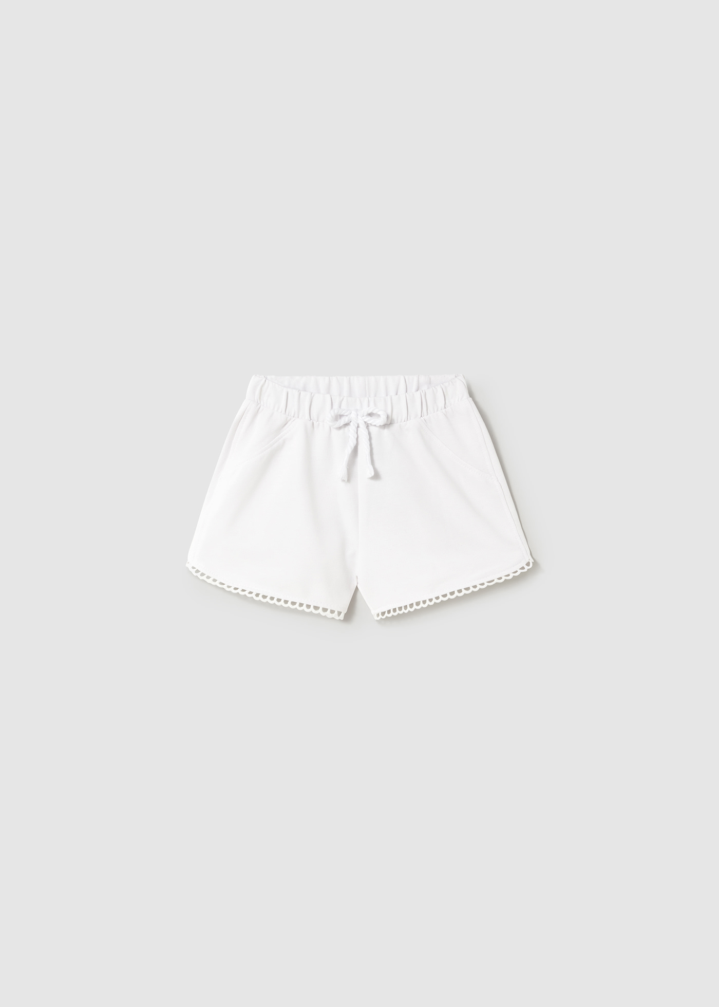 Pantaloni basic scurti bebe