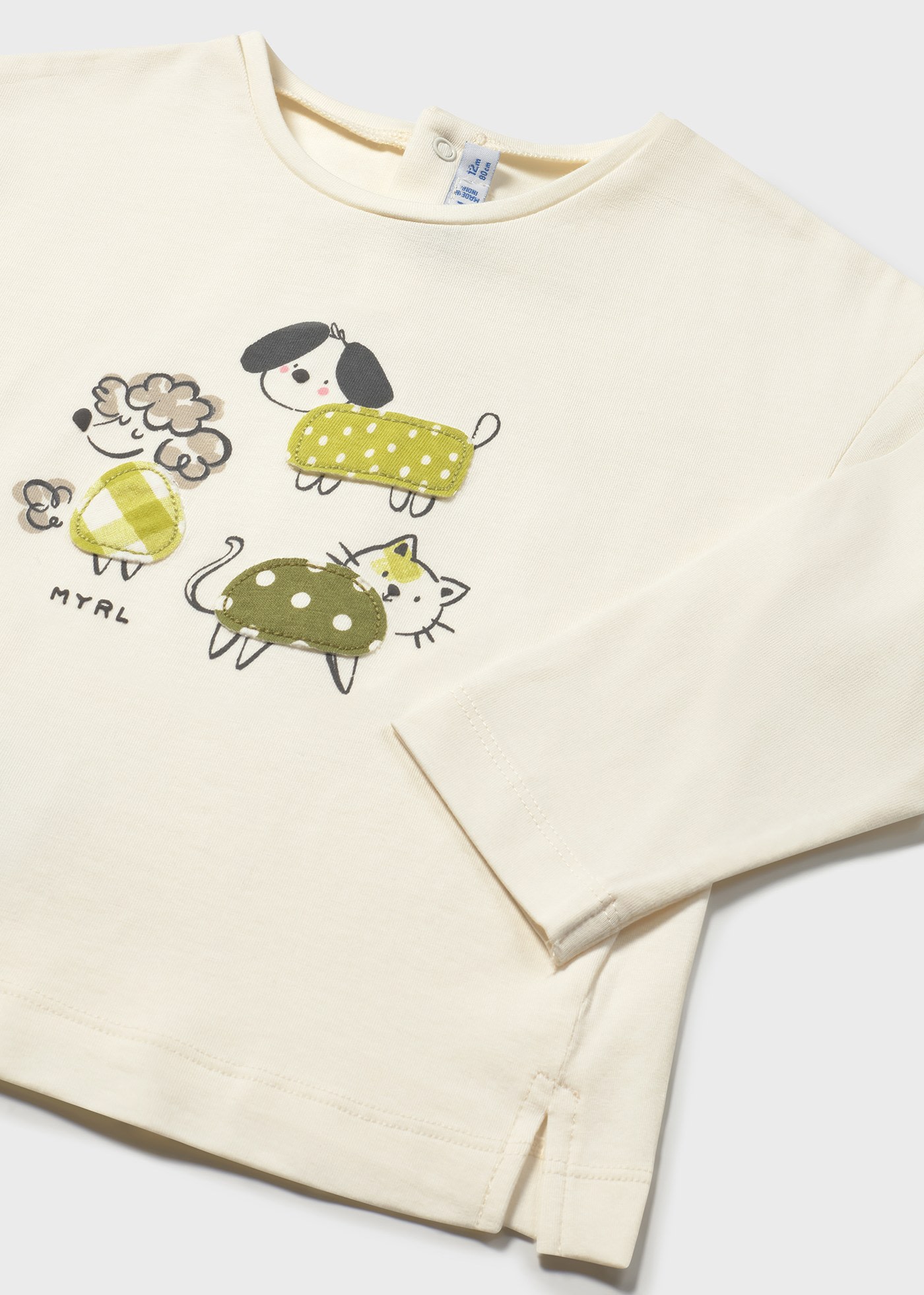 Camisola manga comprida bebé