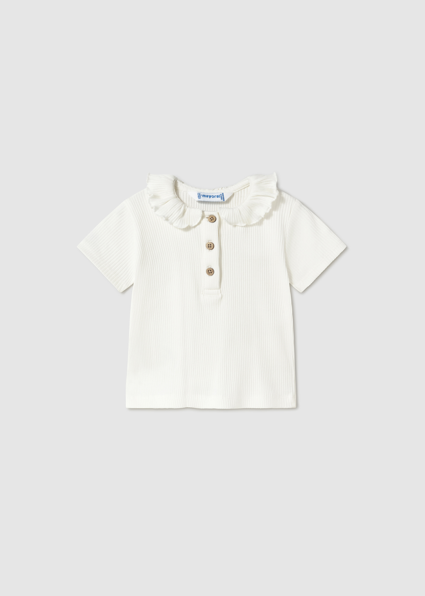 Polo cu guler in volane bebe
