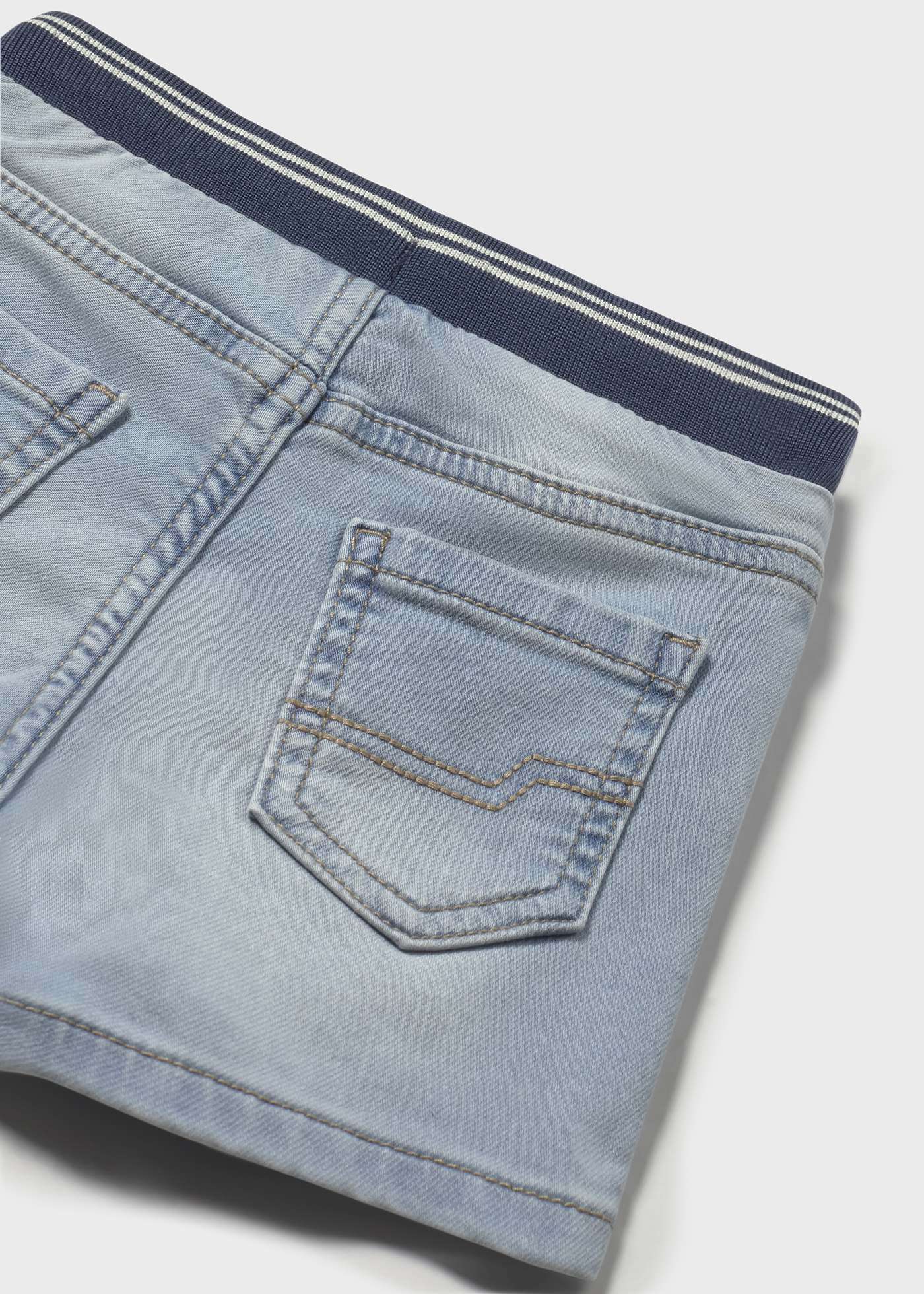 Baby Denim Shorts with Elastic Waistband