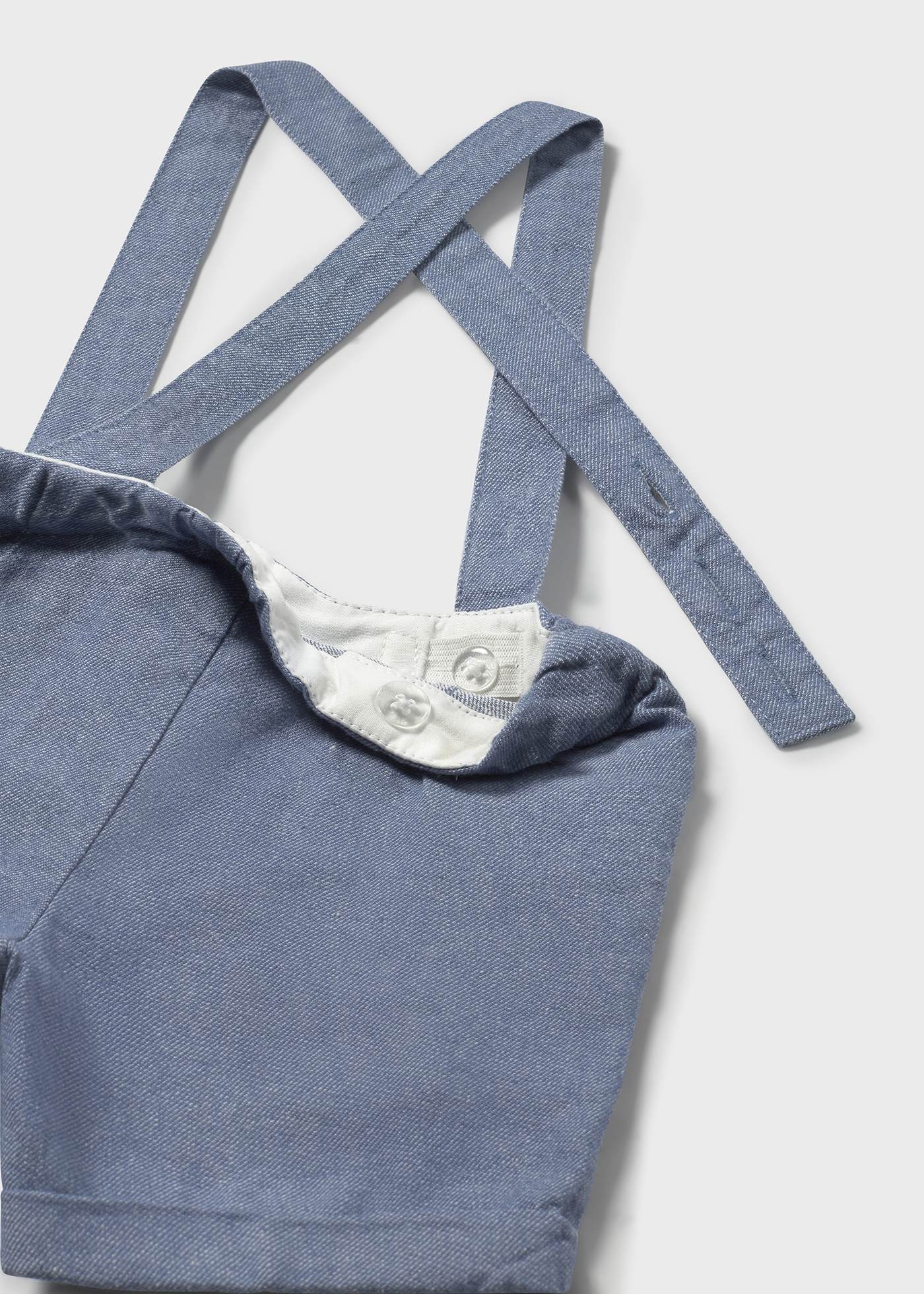 Set bermude si camasa cu papion bebe