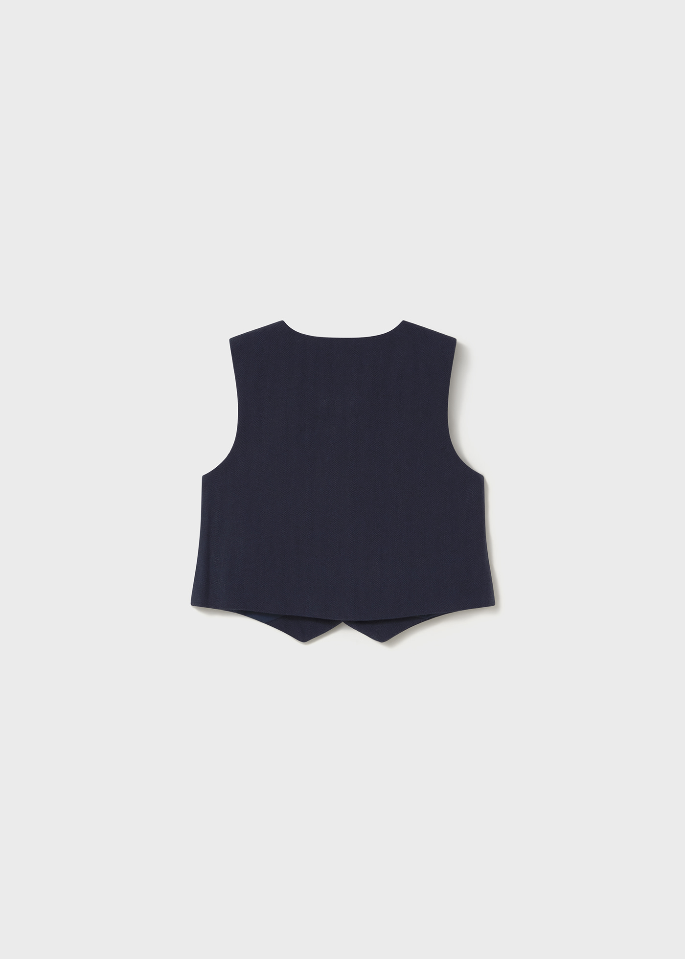 Baby formal linen waistcoat