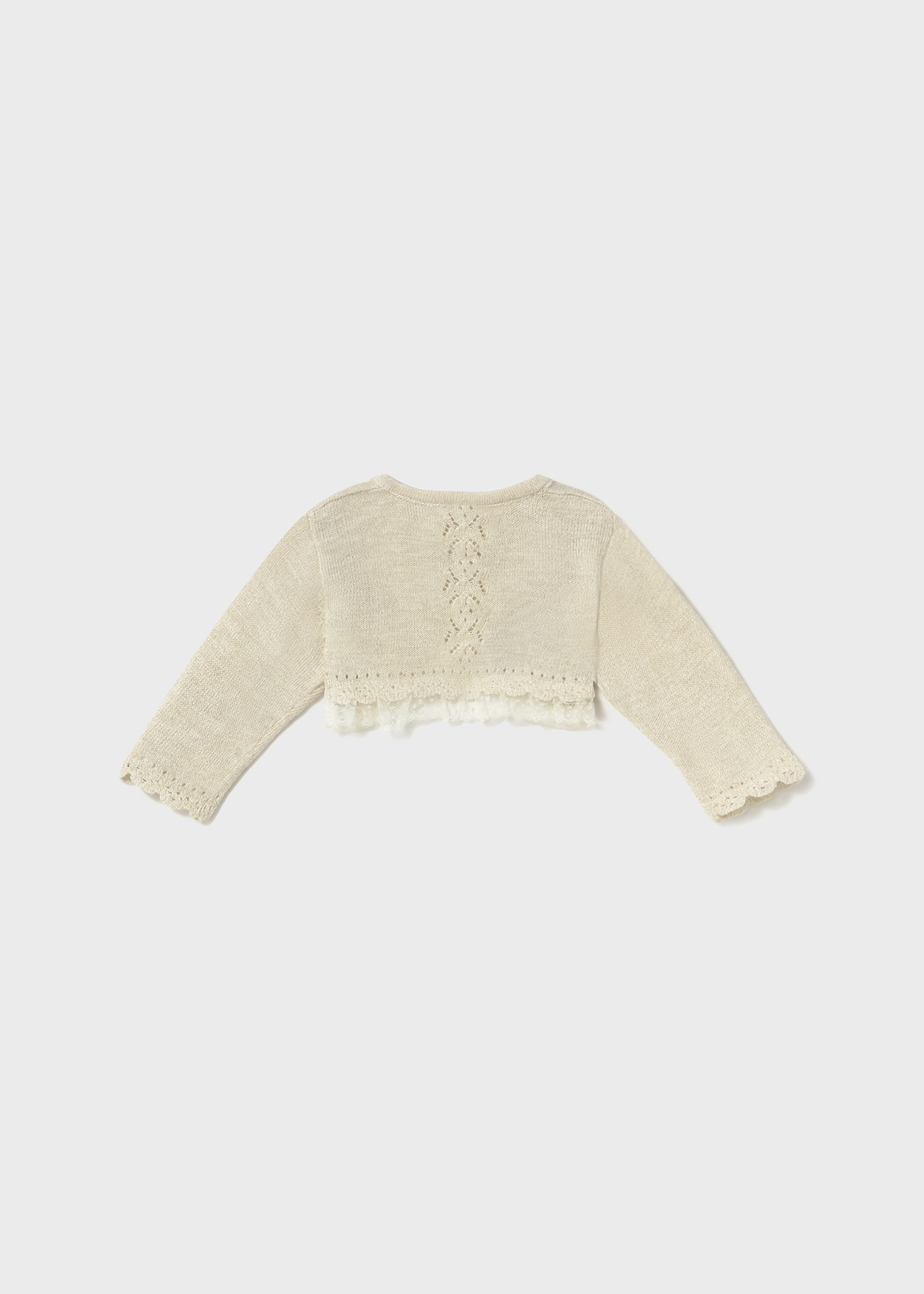 Newborn girl tricot cardigan