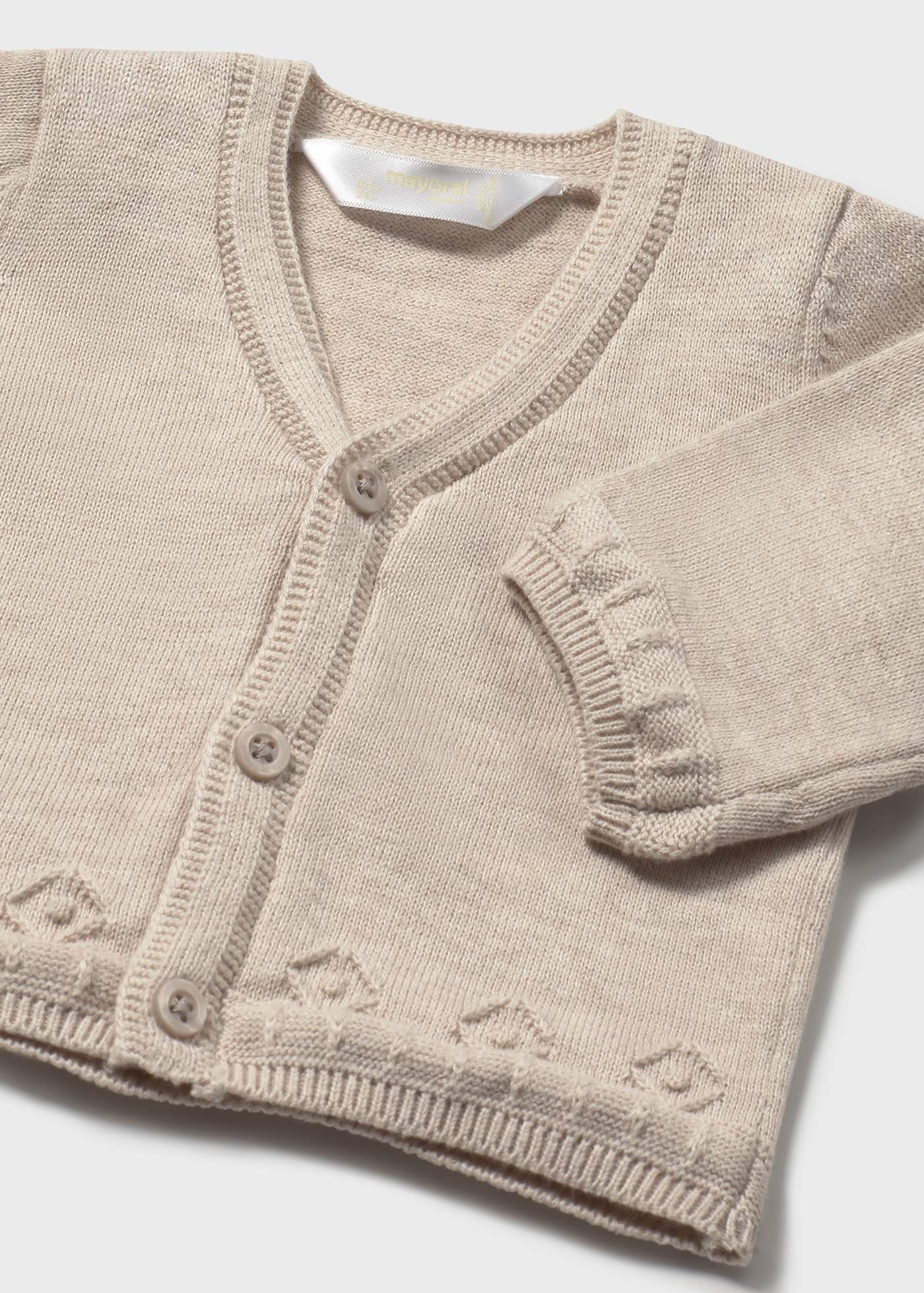 Newborn boy v-neck cardigan