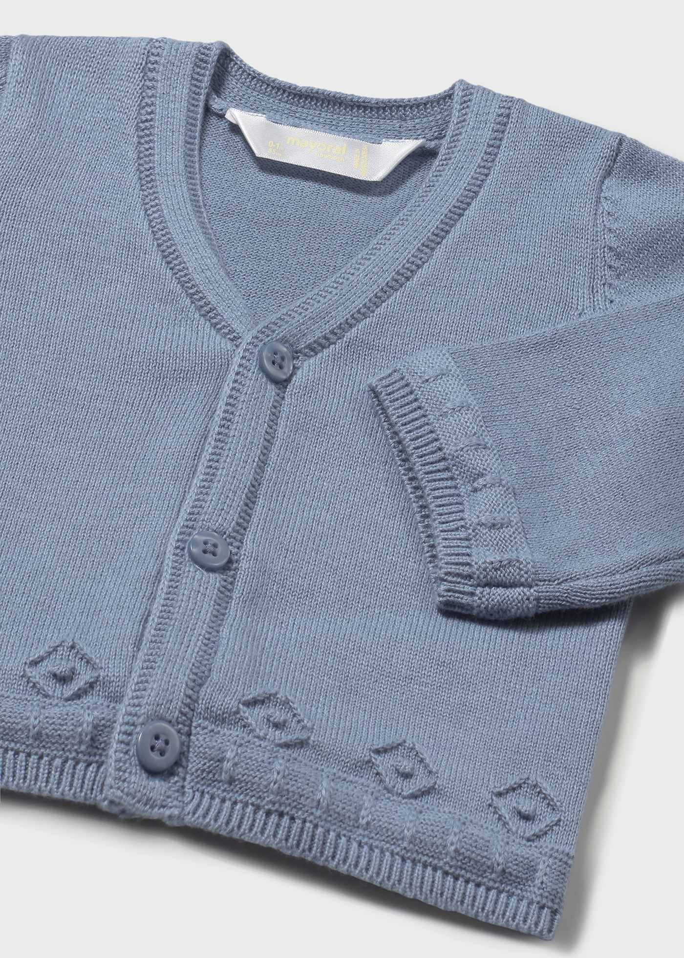 Newborn boy v-neck cardigan