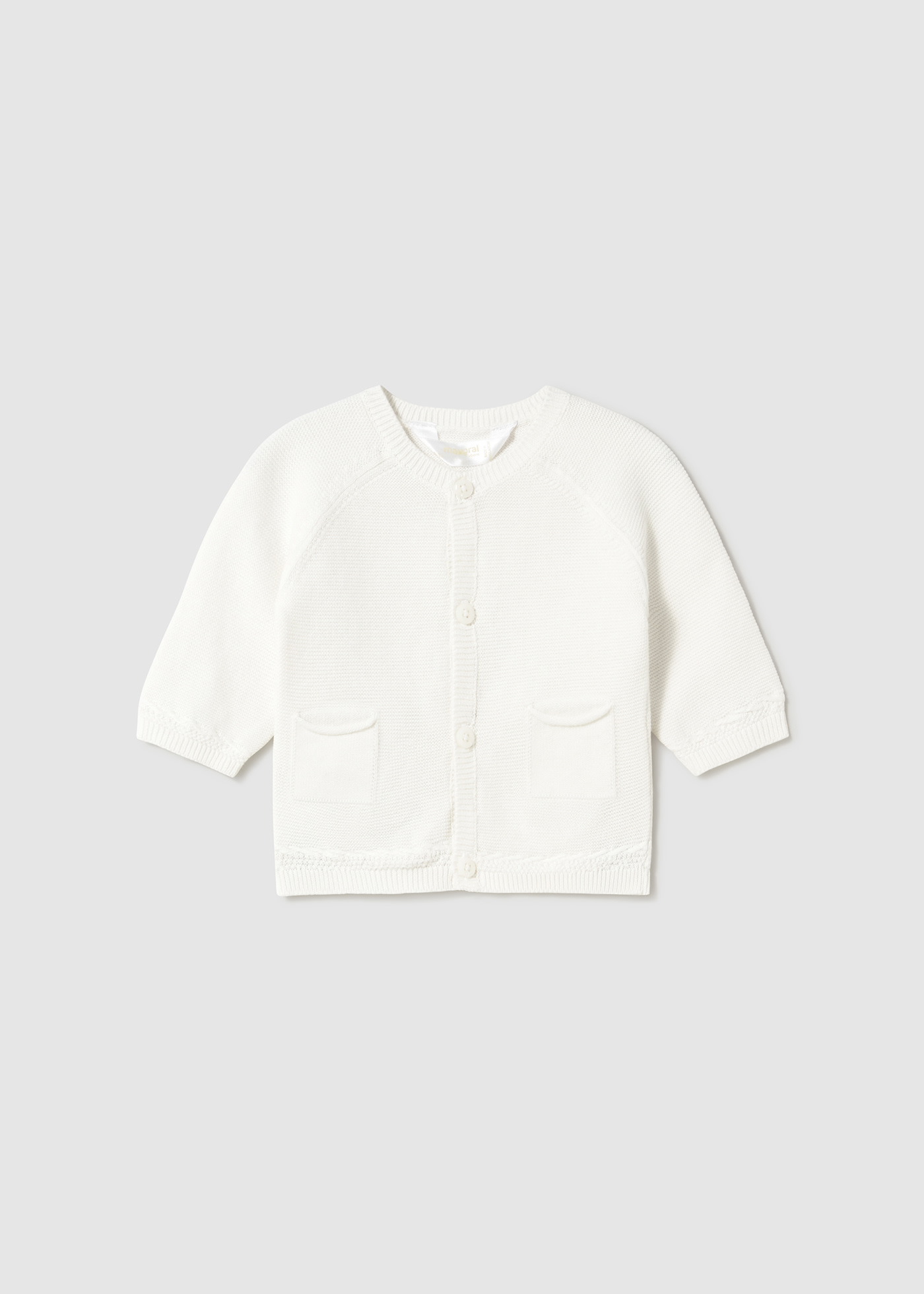 Giacca modello cardigan neonato