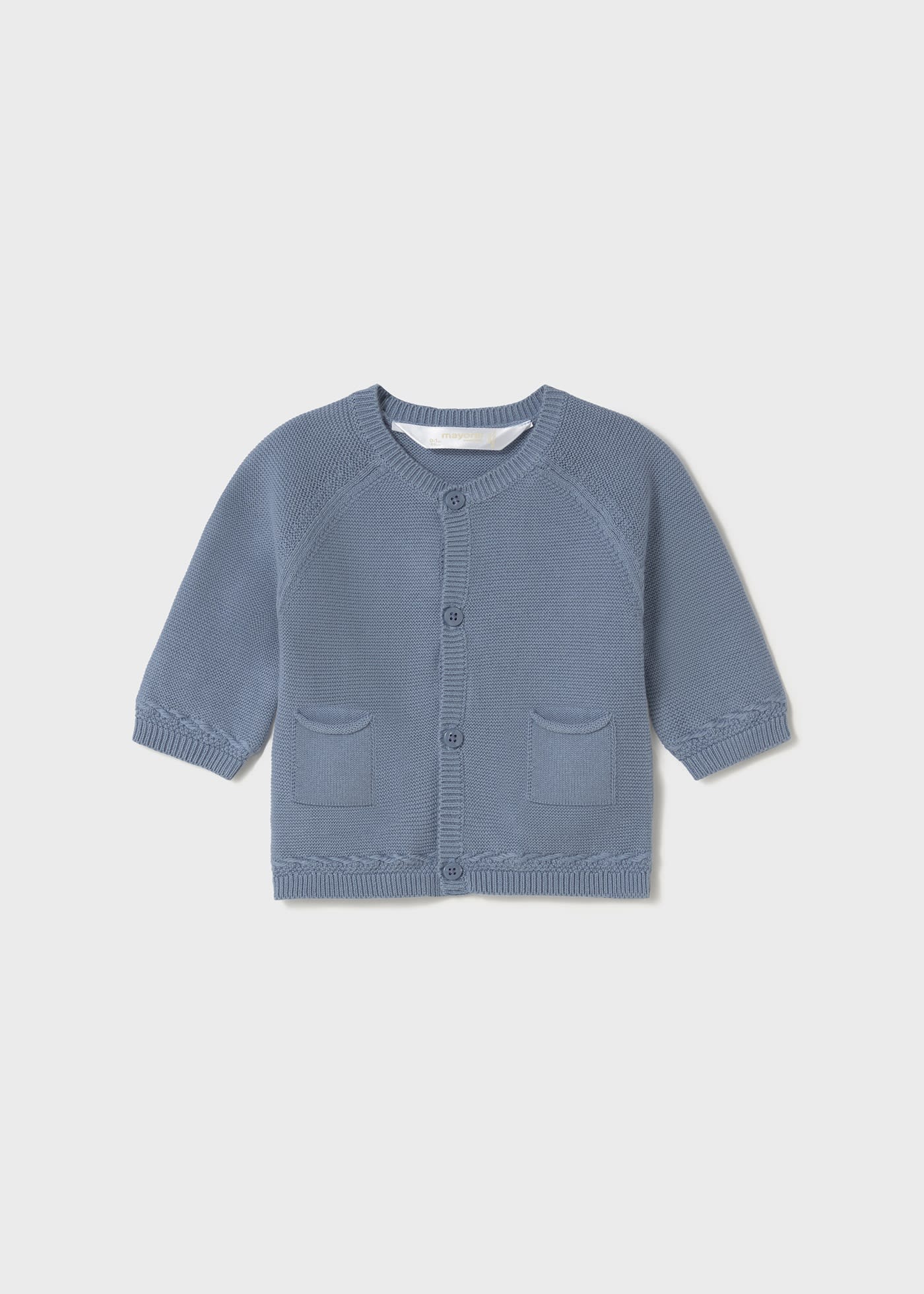 Giacca modello cardigan neonato