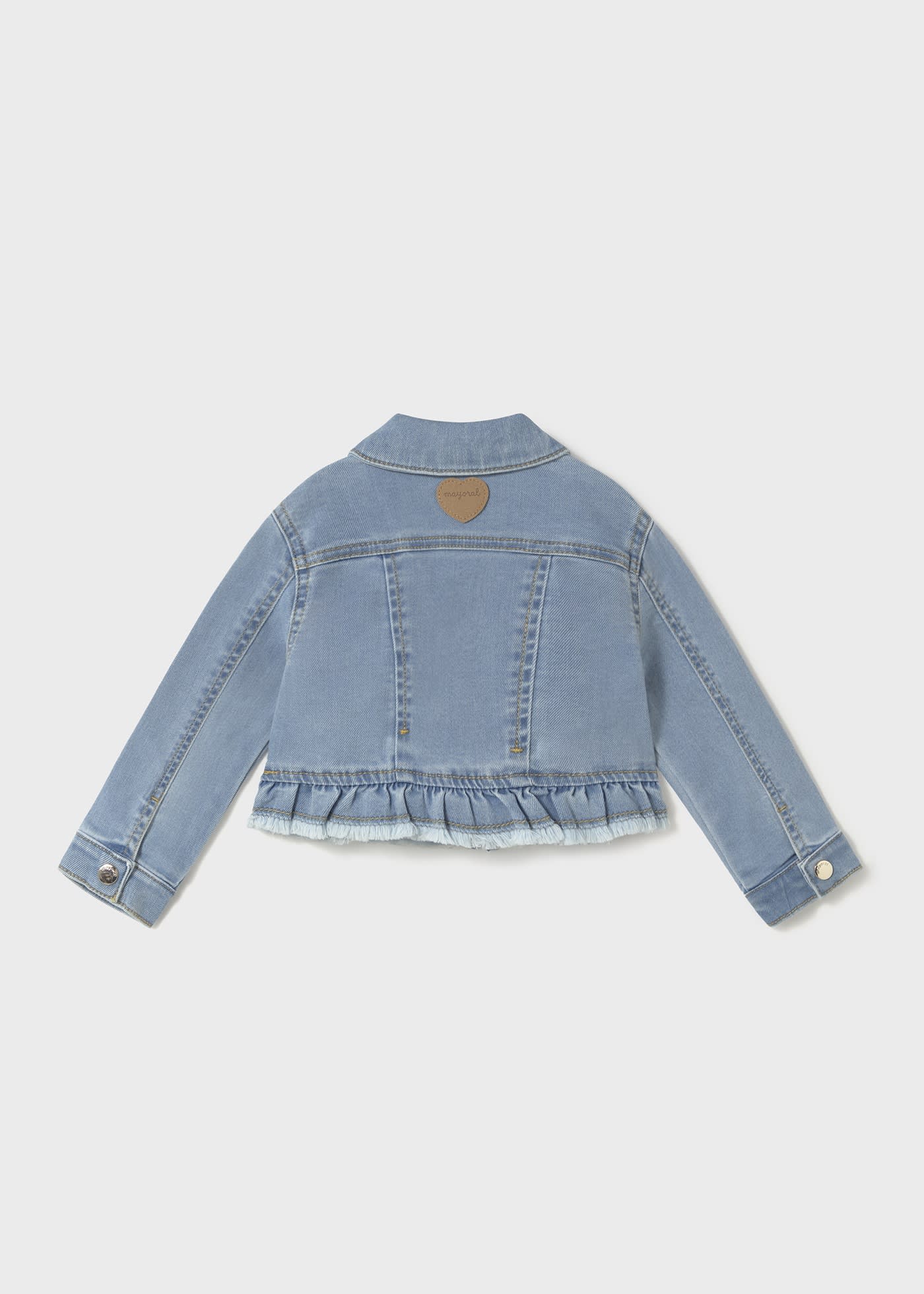 Giubbotto jeans volant neonata