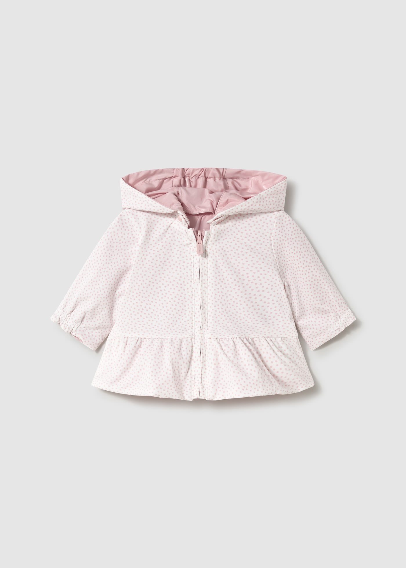 Newborn girl reversible jacket