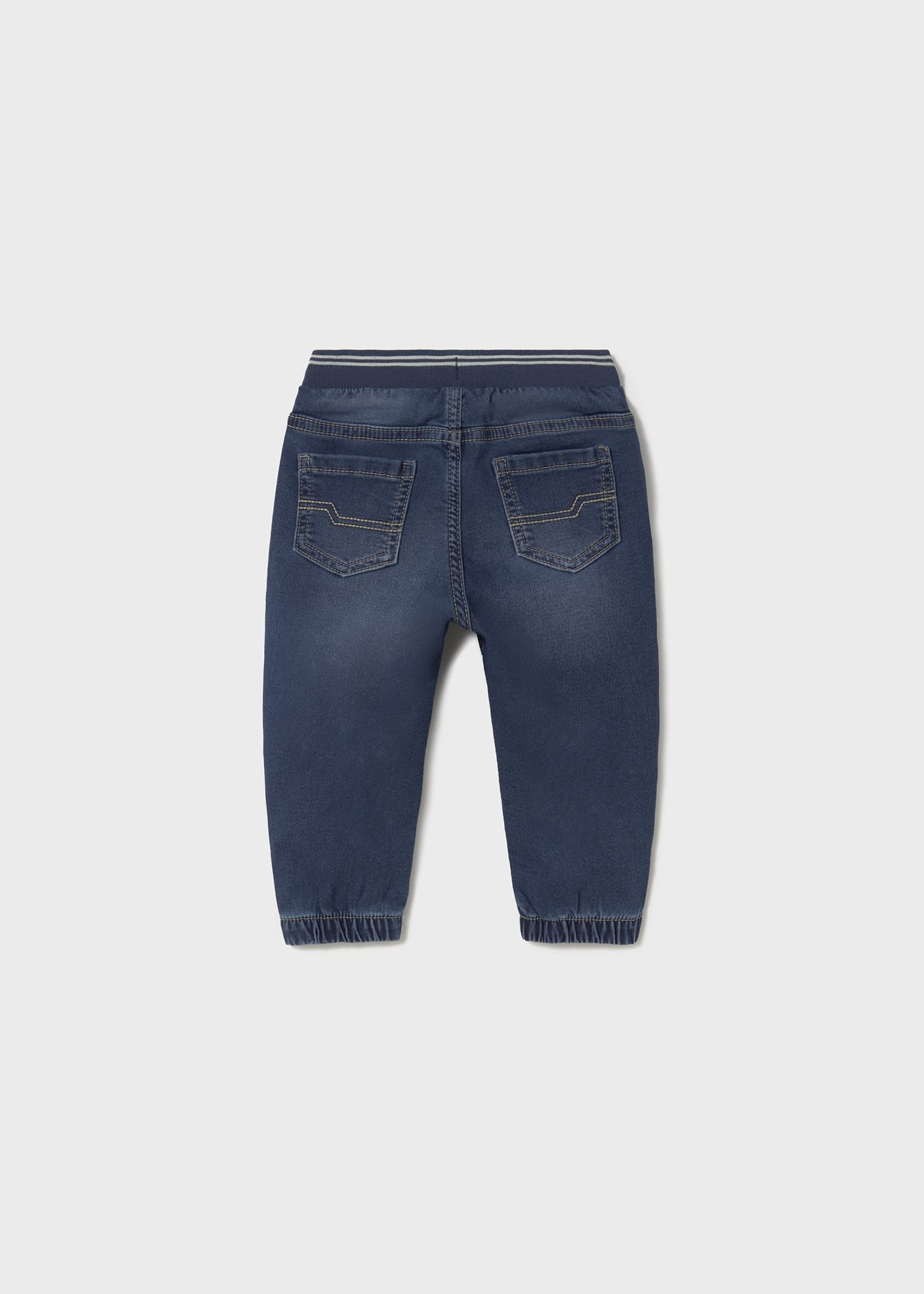 Pantaloni lungi cu talie elastica bebe