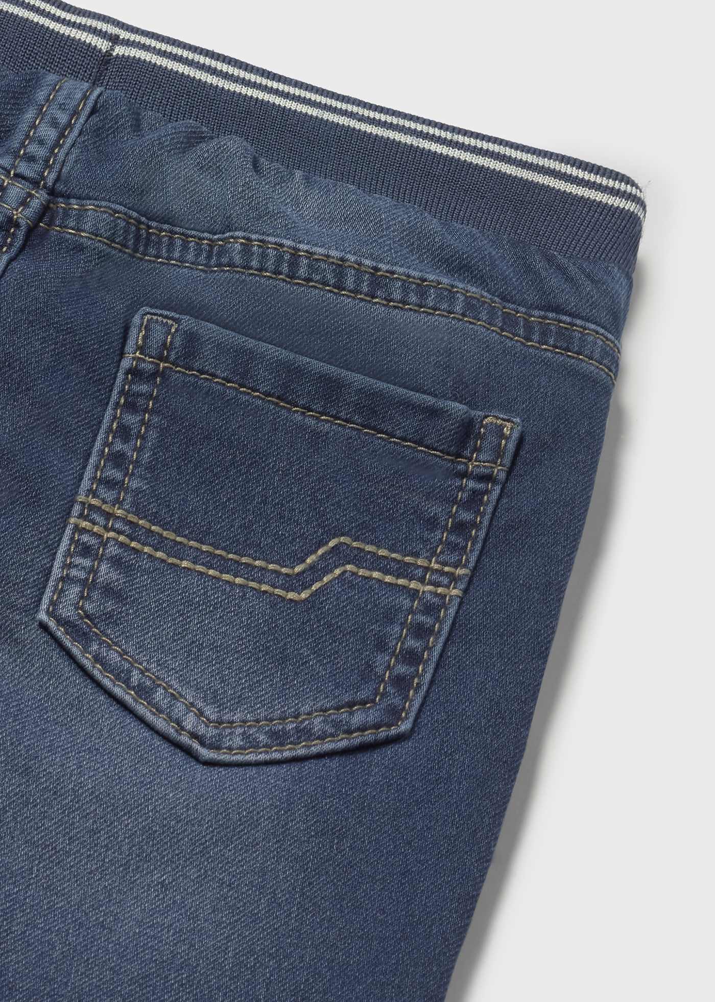 Pantalon en denim taille élastique bébé