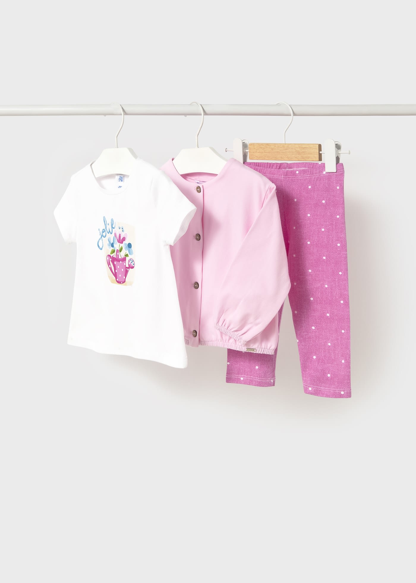 Set 3 piese cu jacheta bebe