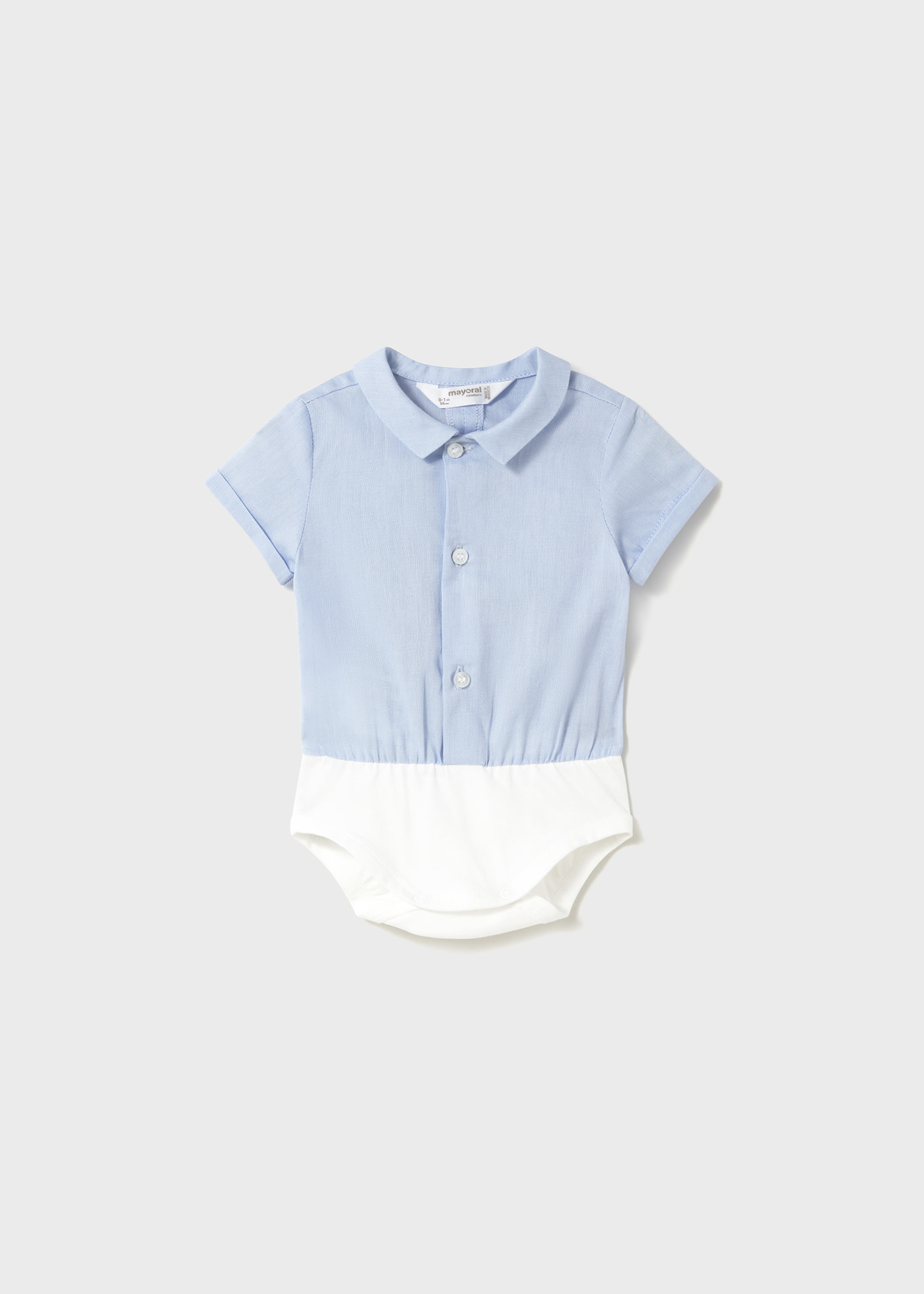 Newborn boy combined bodysuit