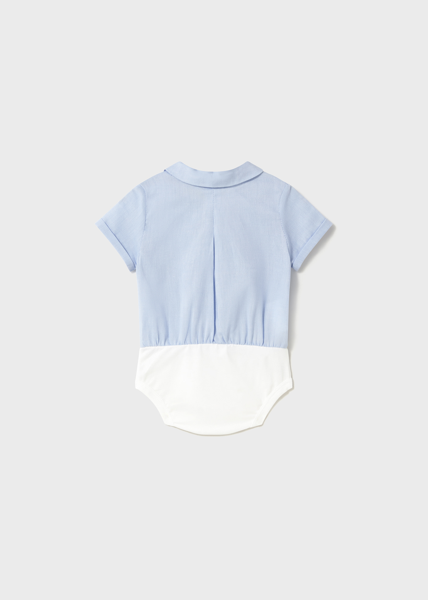 Newborn boy combined bodysuit