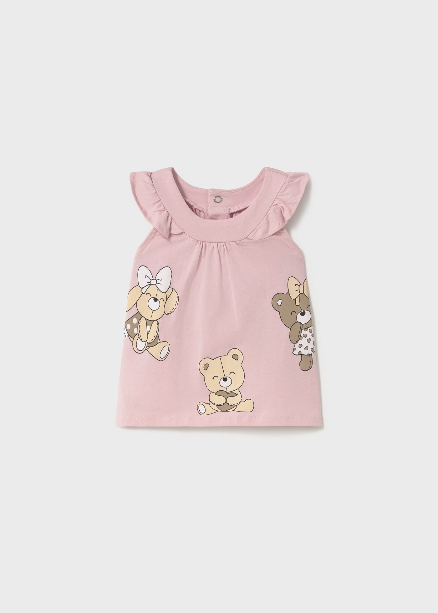 Newborn girl print dress