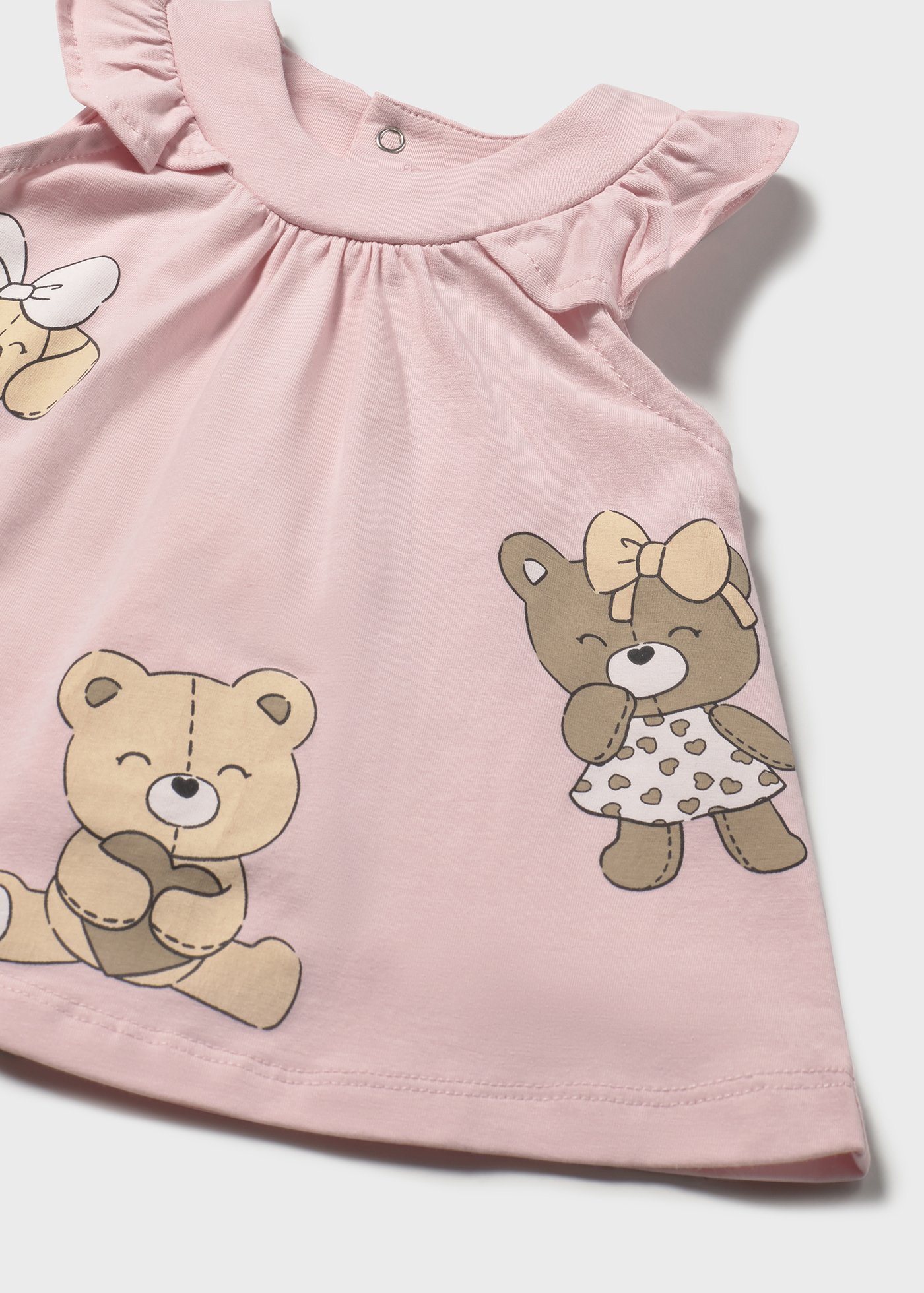 Vestido estampado recém nascida