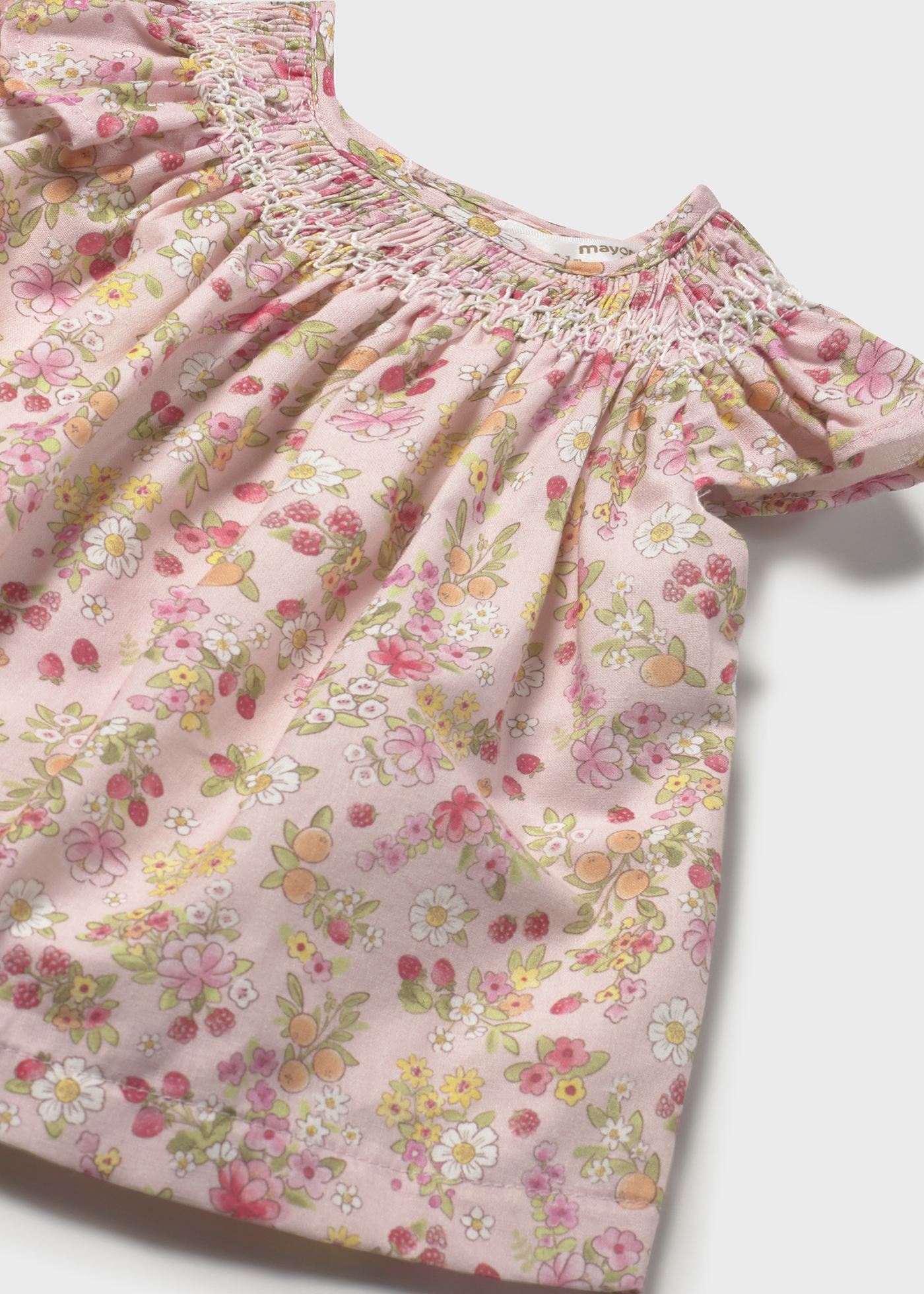 Robe à fleurs avec bloomer nouveau-né