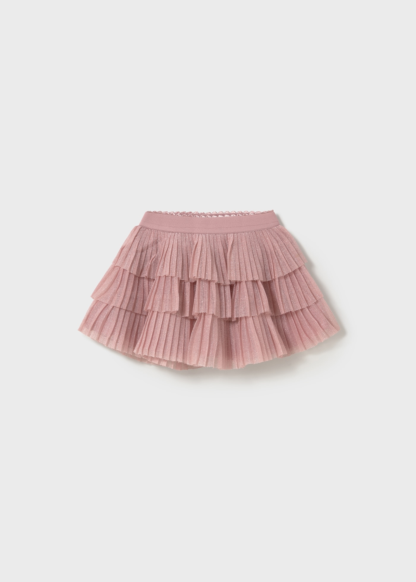 Baby pleated tulle skirt