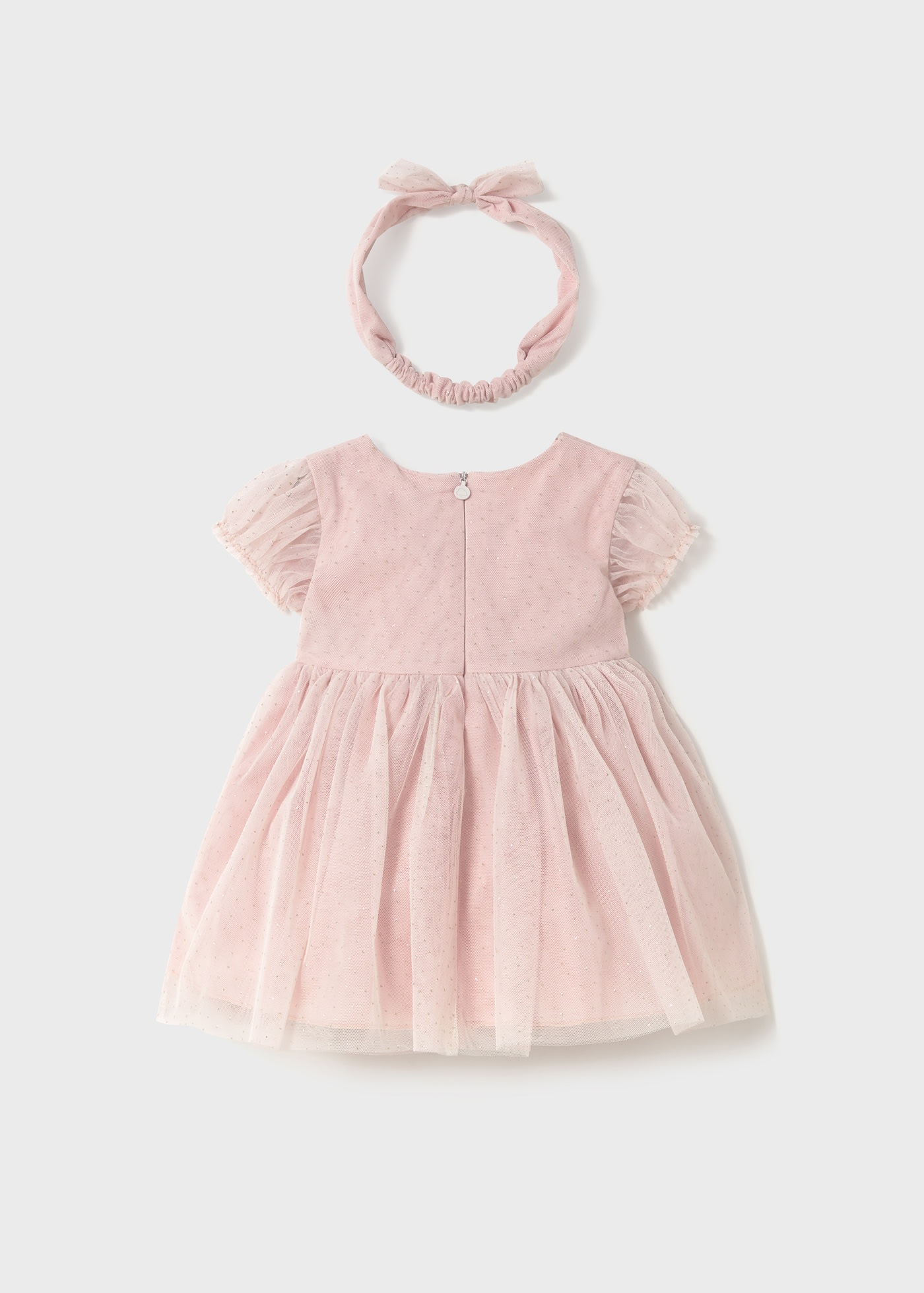Rochie cu bentita tul bebe