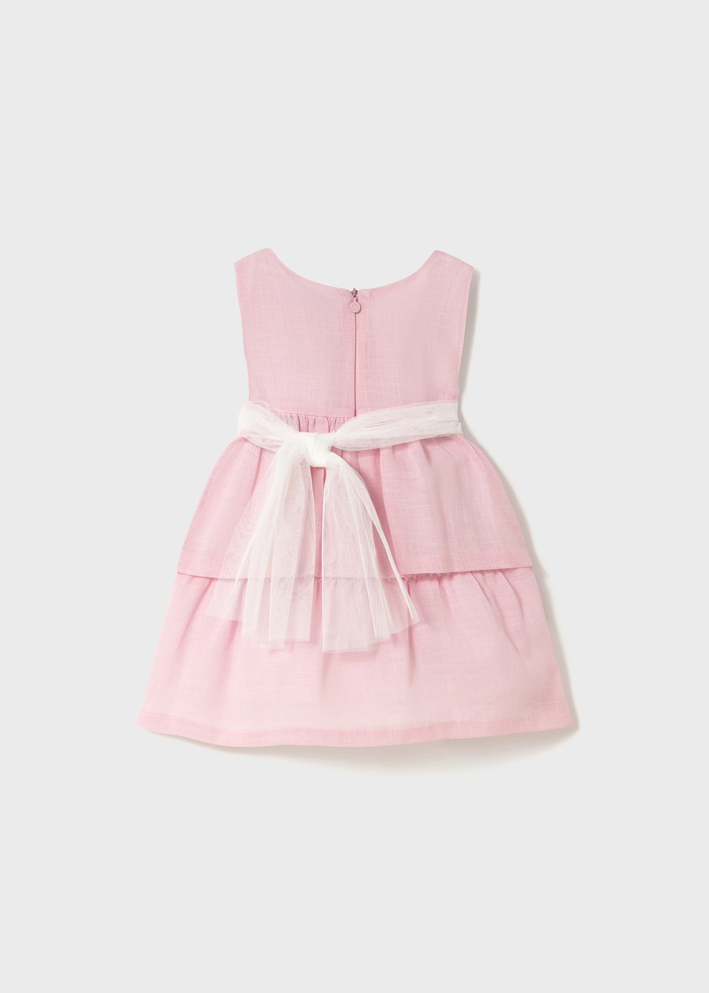 Baby Dress with Floral Sash