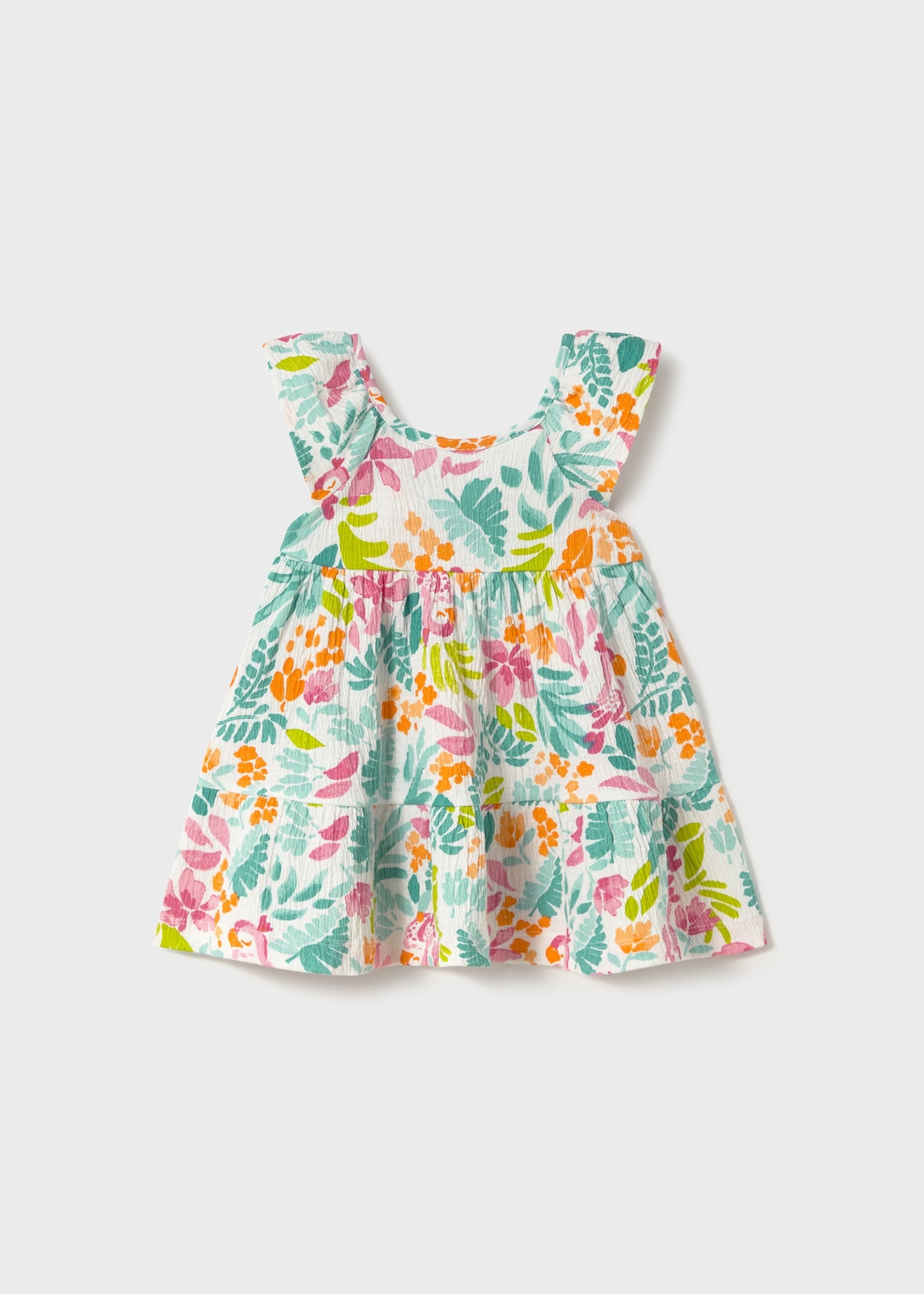 Vestito stampa tropicale neonata