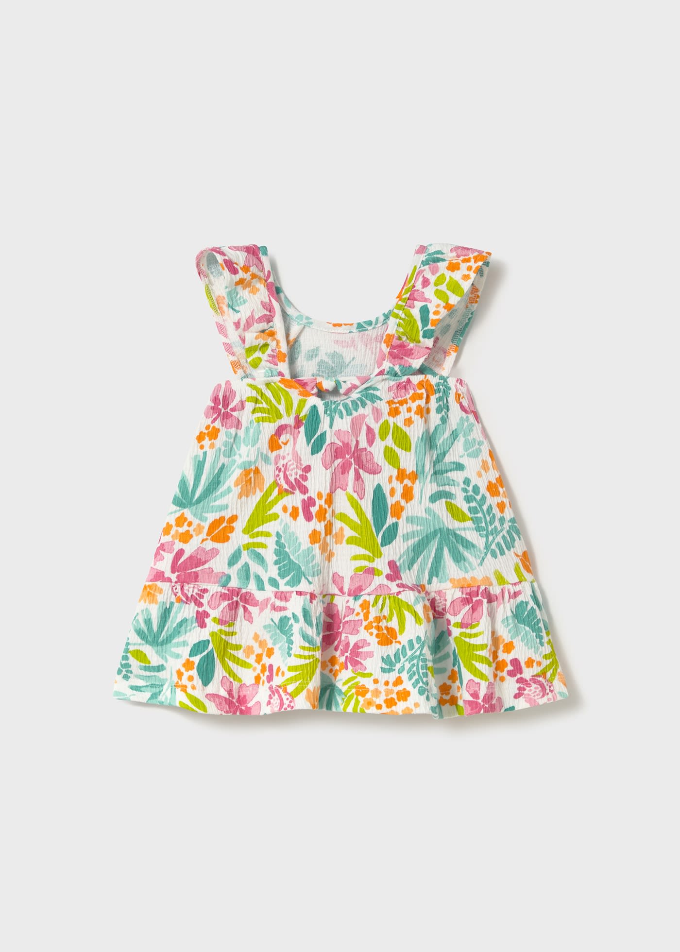 Vestito stampa tropicale neonata
